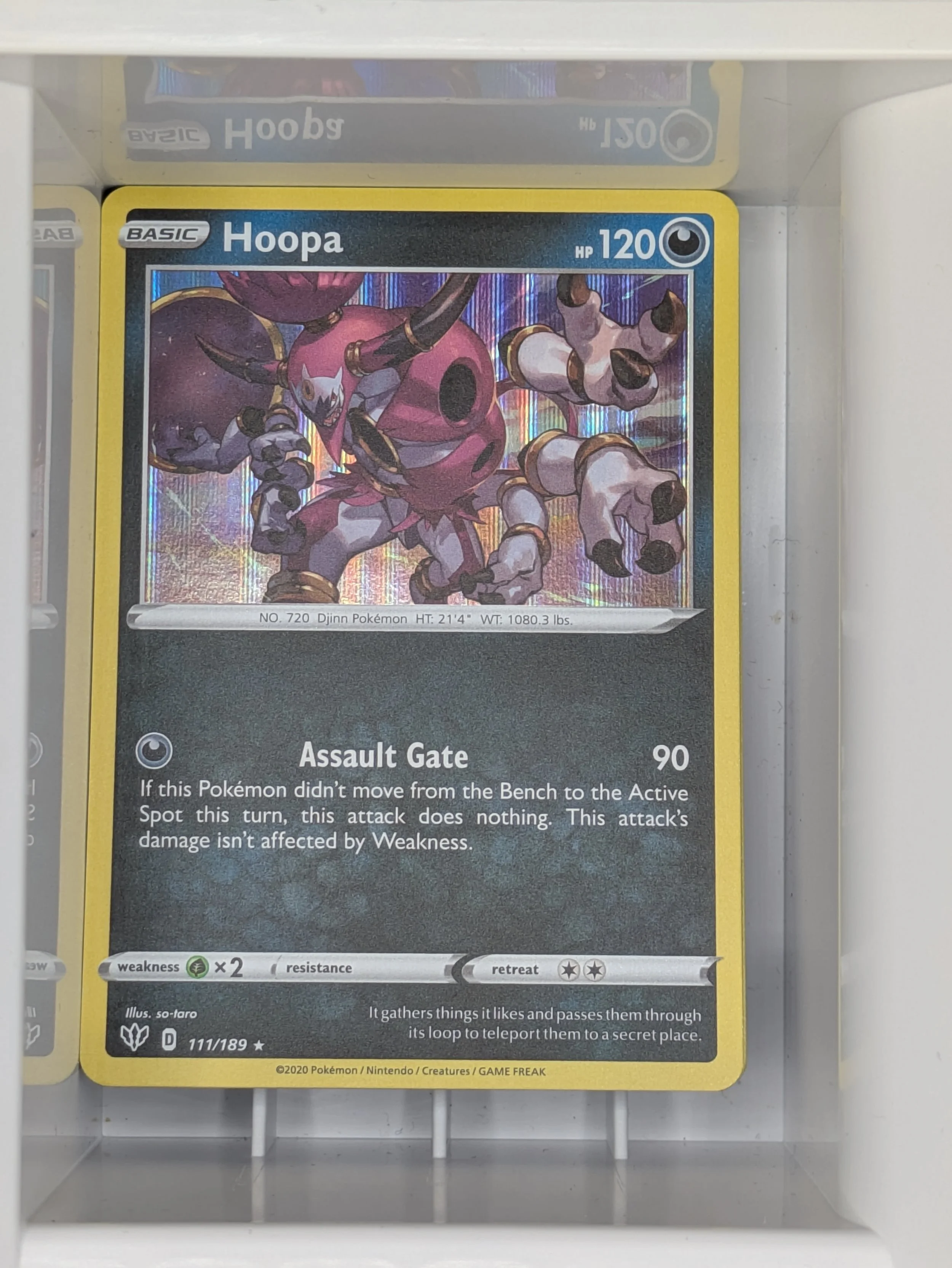 Hoopa 111/189 Holo Light played