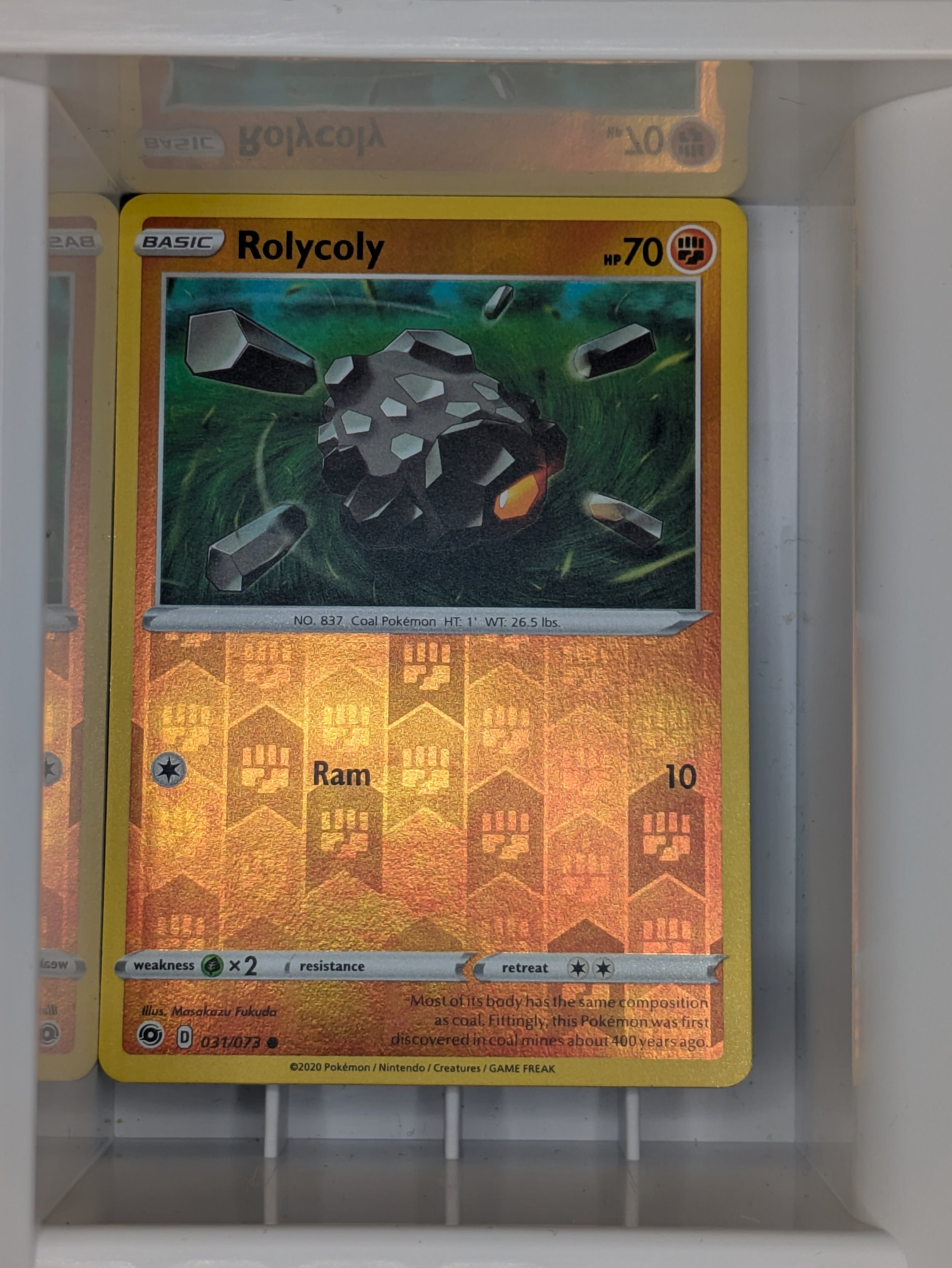 Rolycoly 31/73 Reverse Holo Light Played