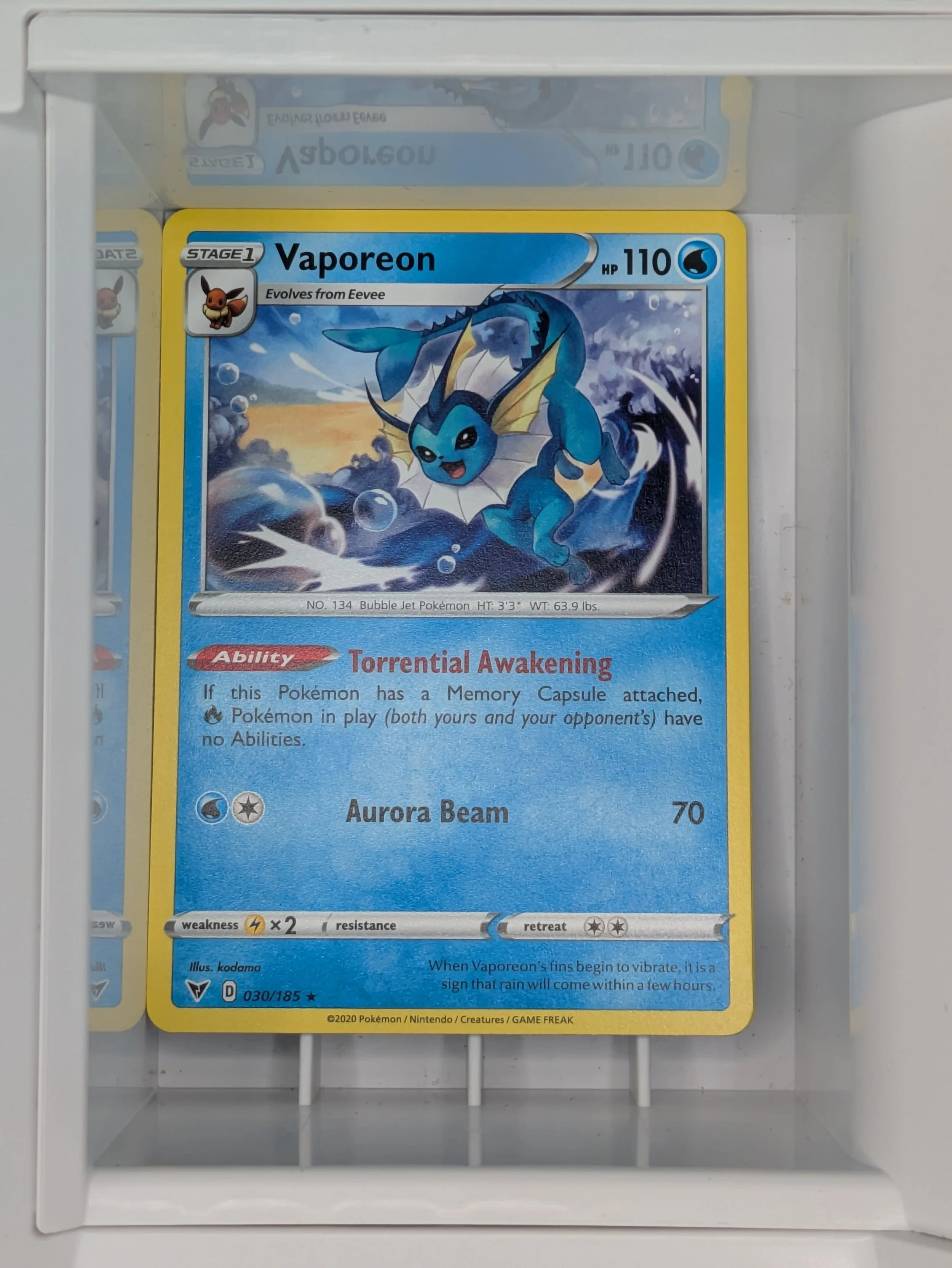 Vaporeon 30/185 Light Played