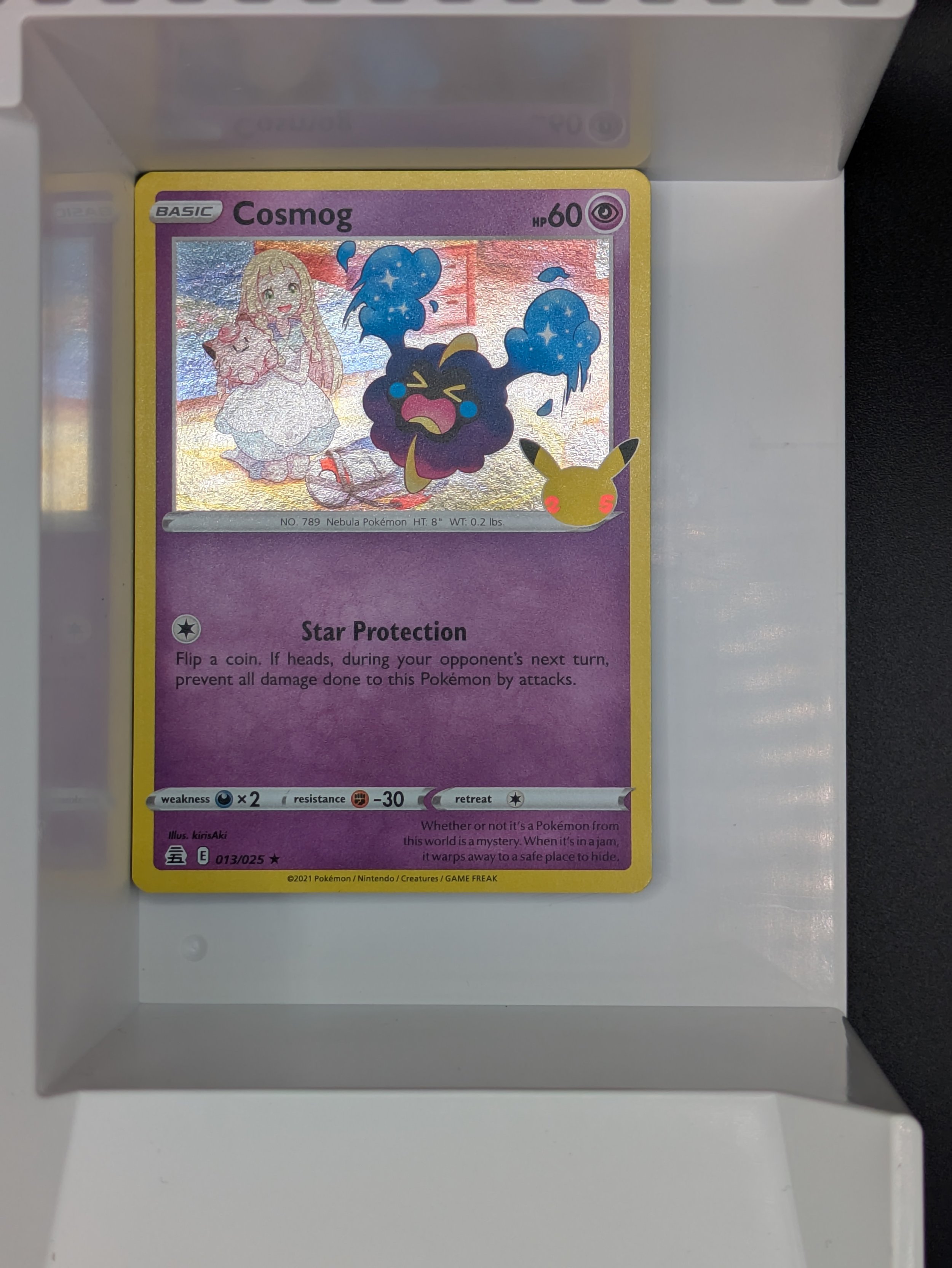 Cosmog 13/25 Holo Light Played