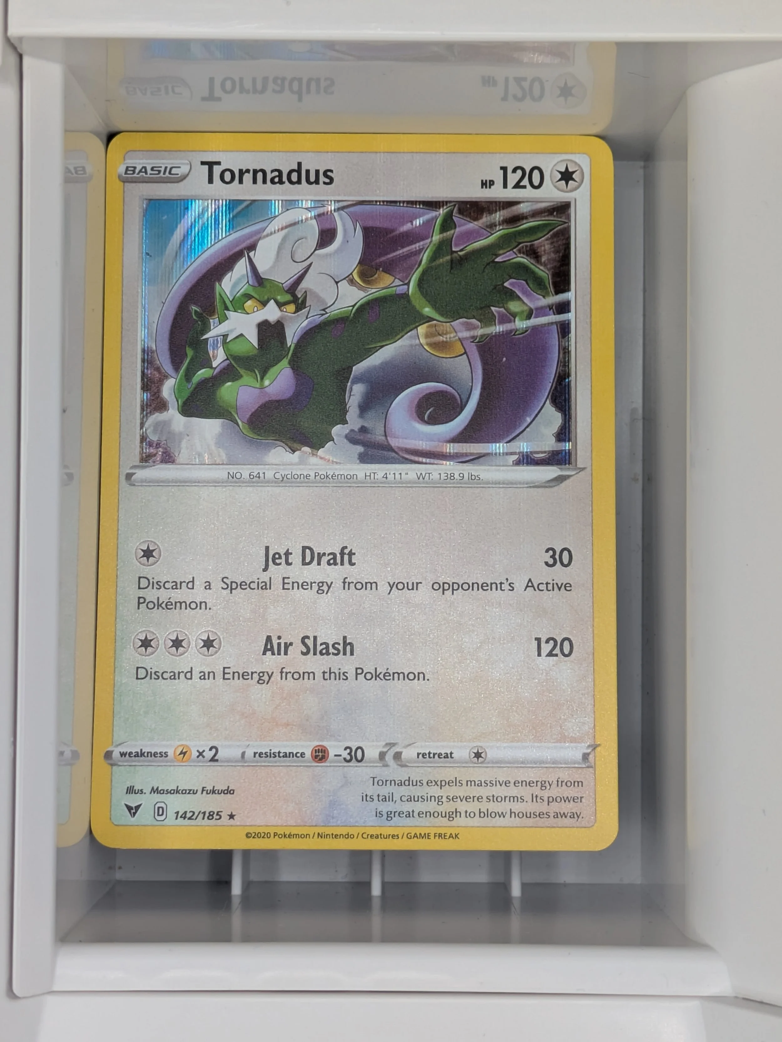 Tornadus 142/185 Holo Light Played