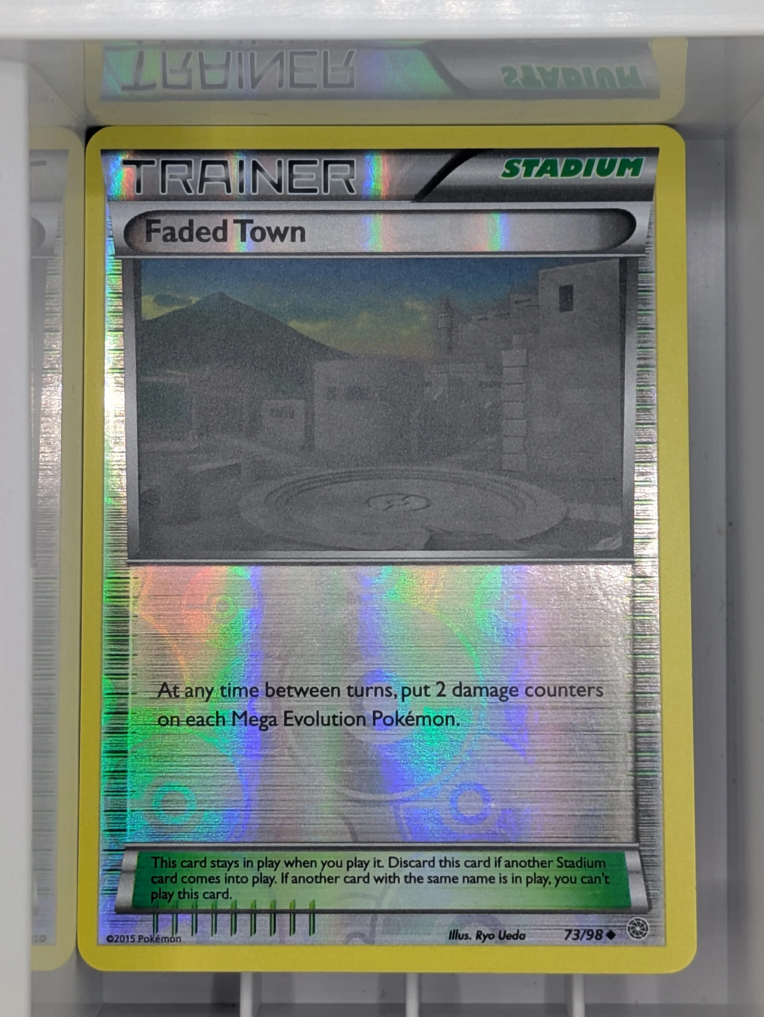 Faded Town 73/98 Reverse Holo Light Played
