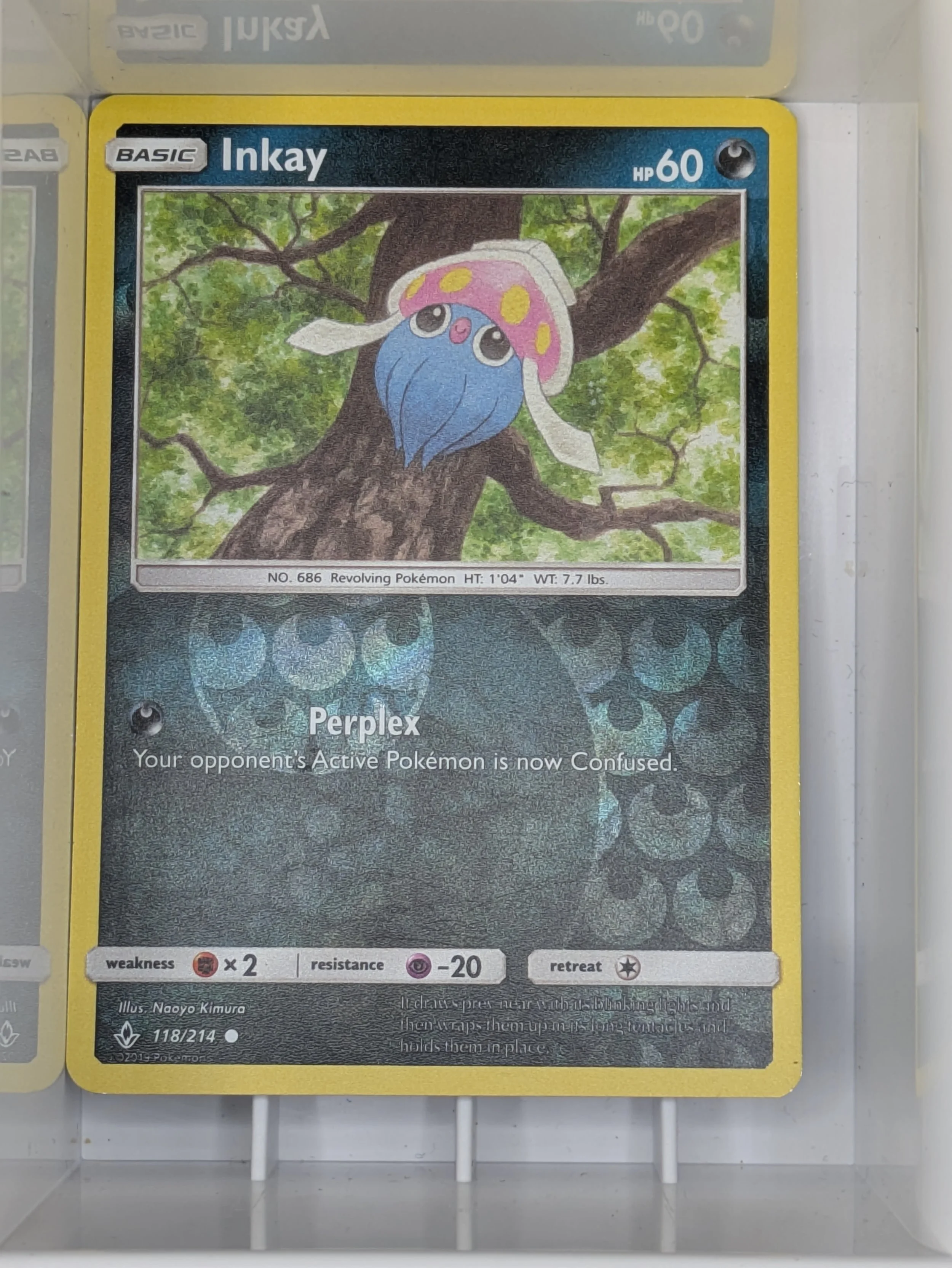 Inkay 118/214 Reverse Holo Light Played