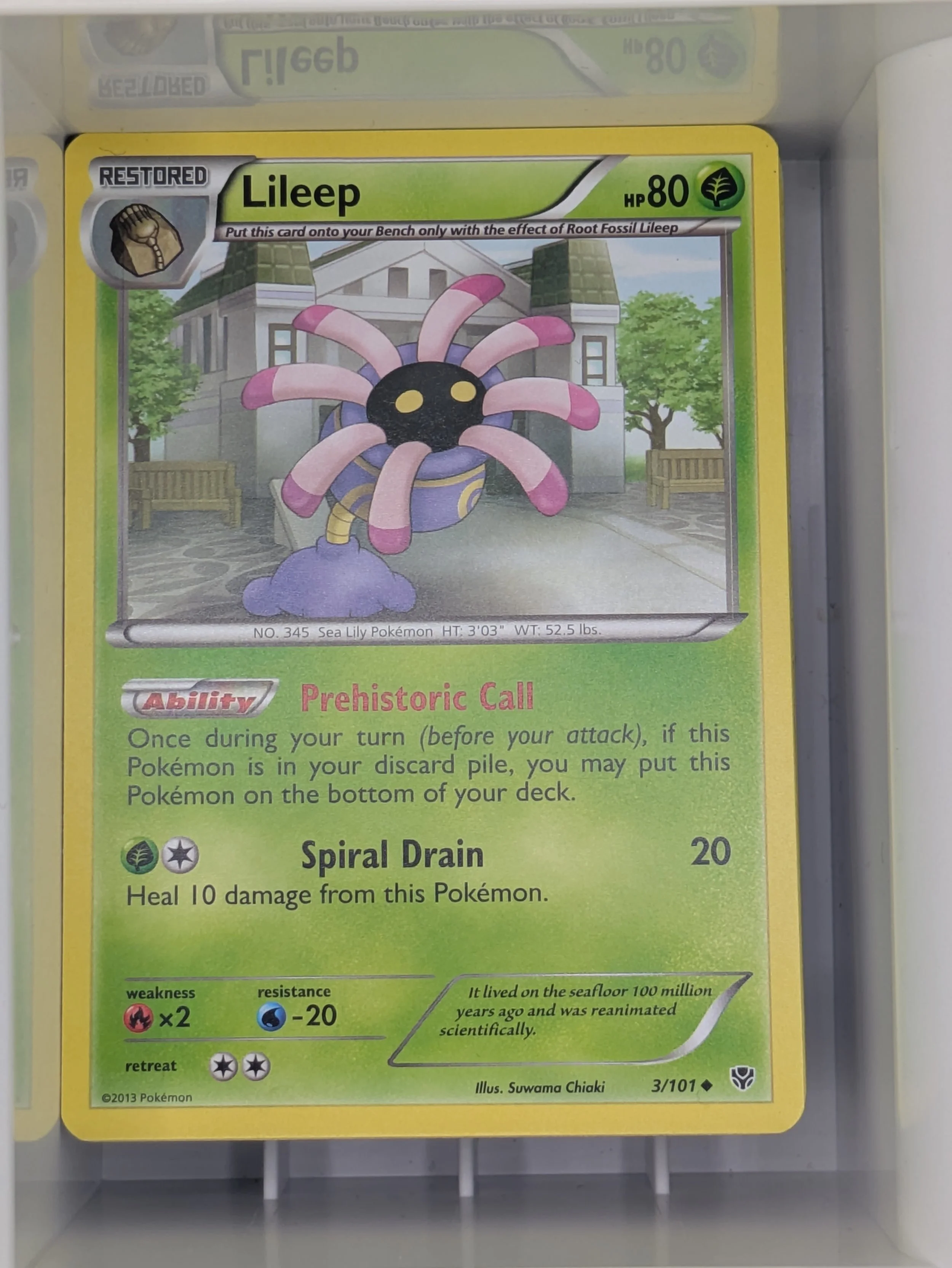 Plasma Blast - Lileep 3/101 Light Played