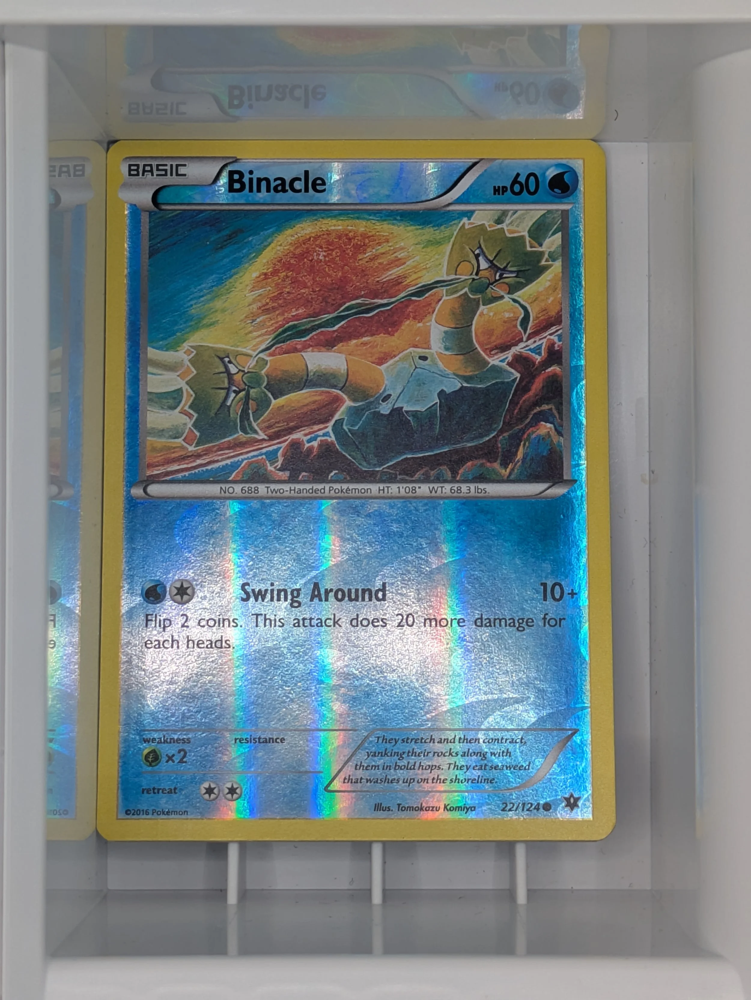 Binacle 22/124 Reverse Holo Light Played