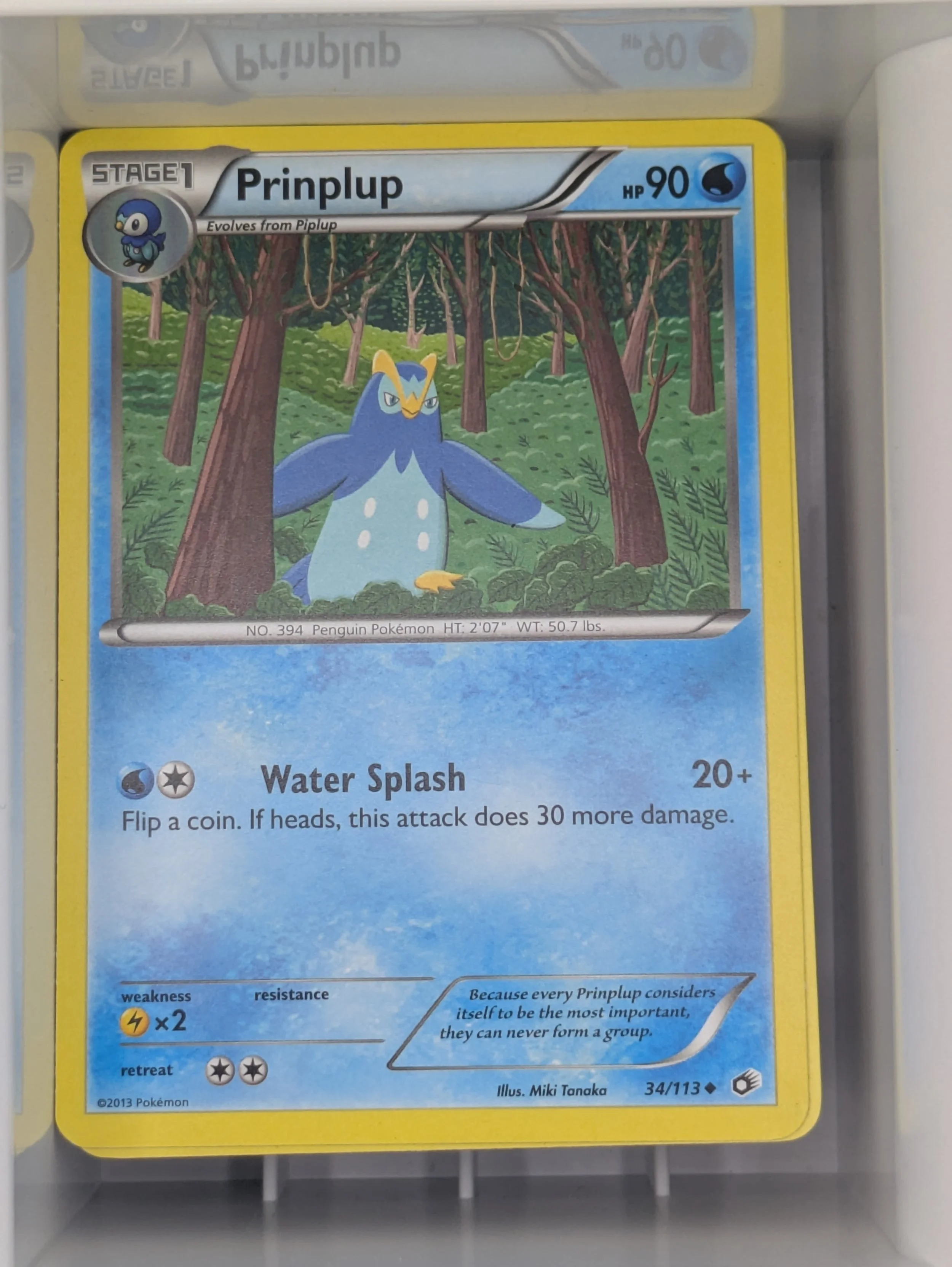 Legendary Treasures - Prinplup 34/113 Light Played