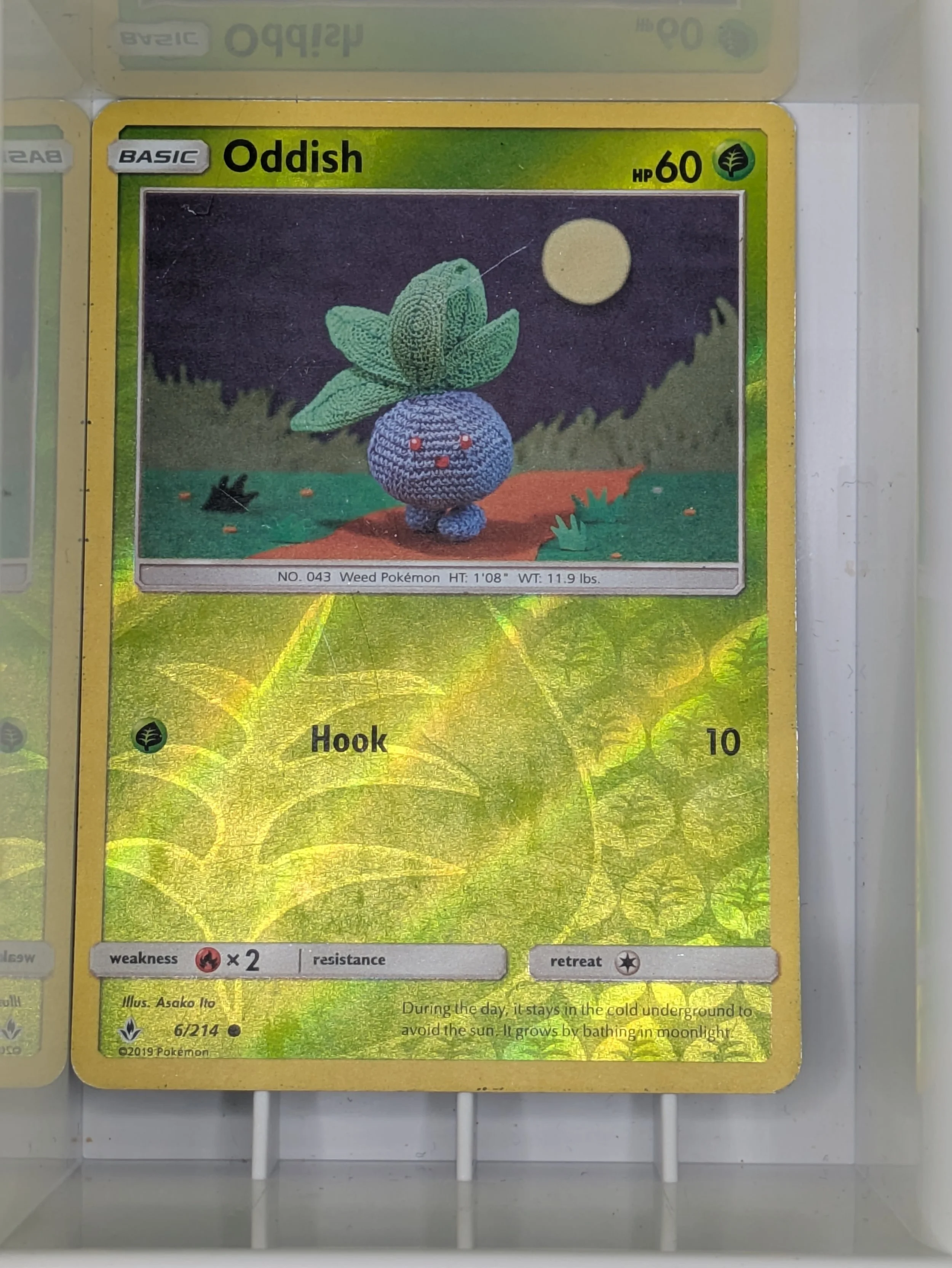 Oddish 6/214 Reverse Holo Light Played