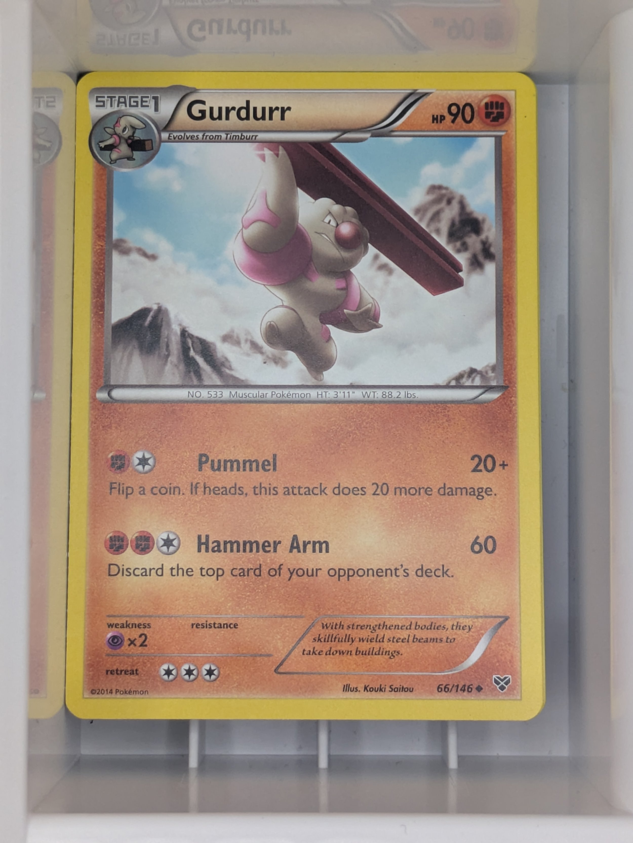 XY - Gurdurr 66/146 Light Played