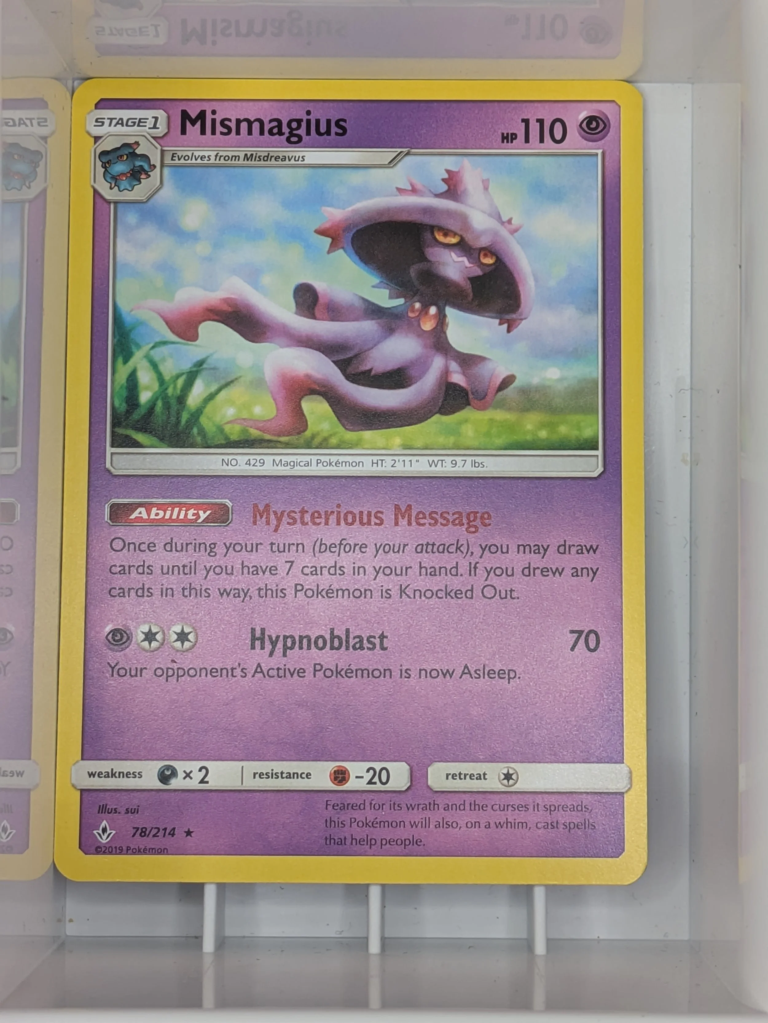 Mismagius 78/214 Light Played