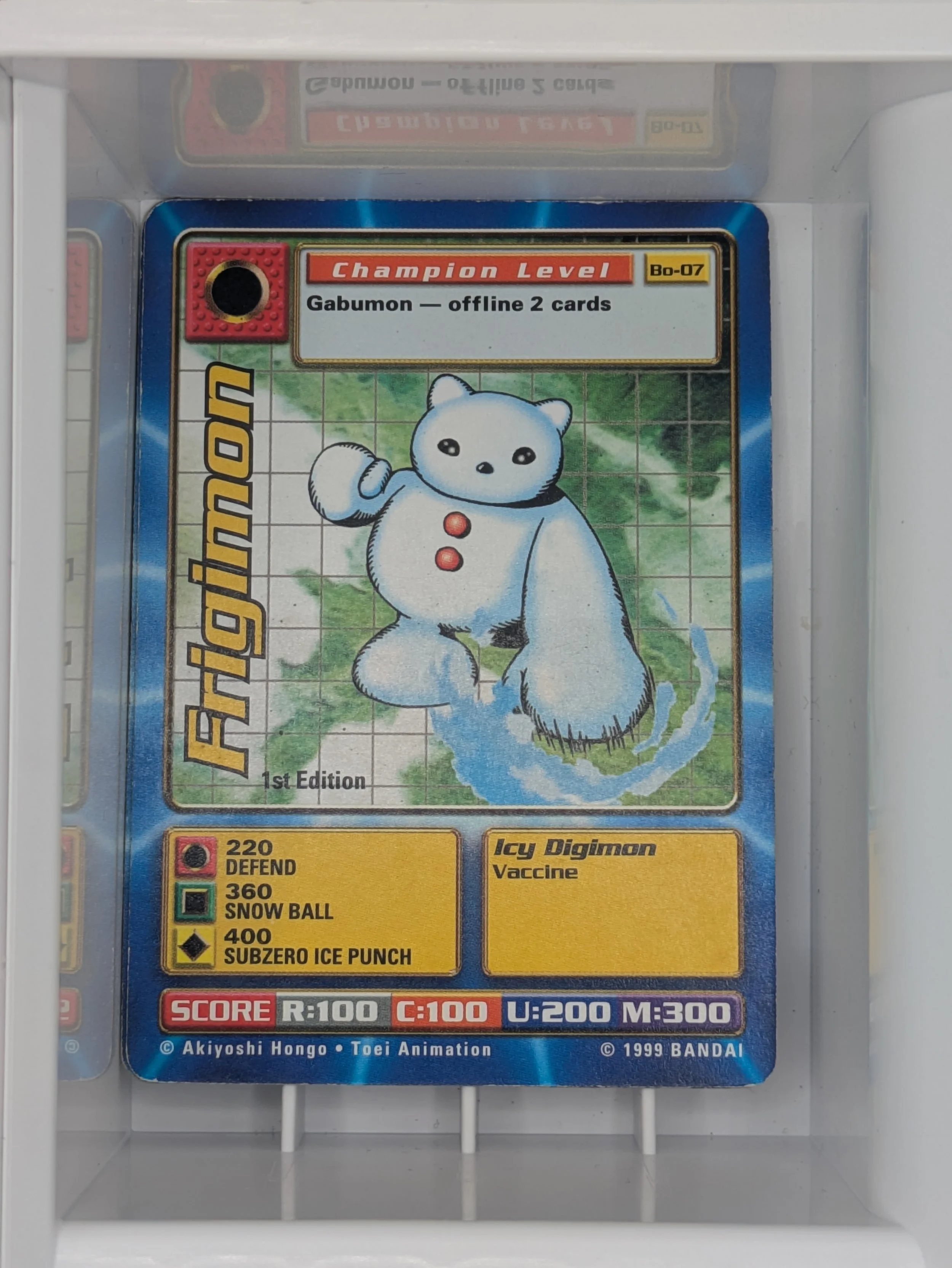 Frigimon Bo-07 1st Edition Light Played
