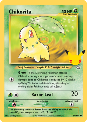 Chikorita 54/111 (25th Anniversary)