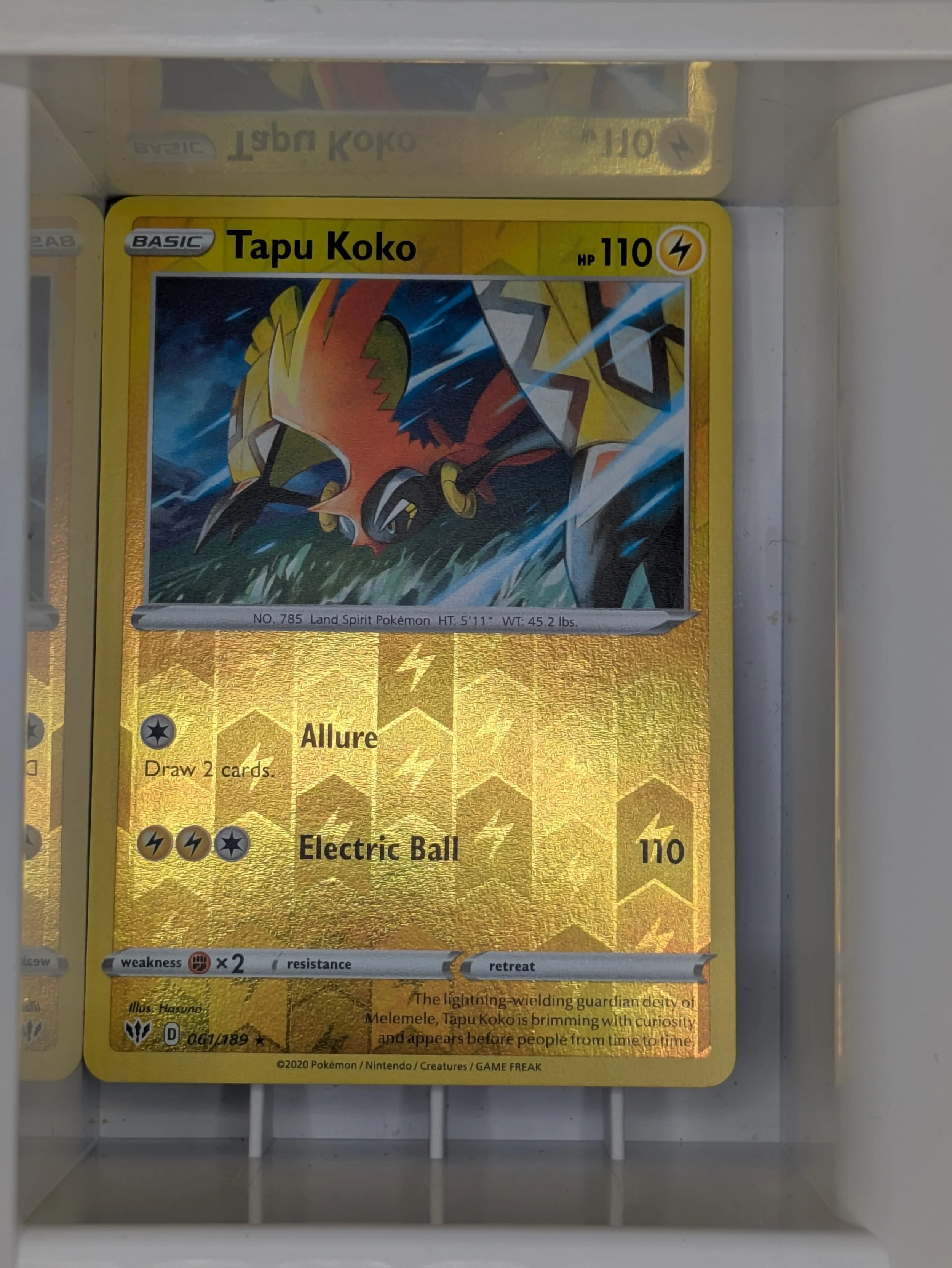 Tapu Koko 61/189 Light Played