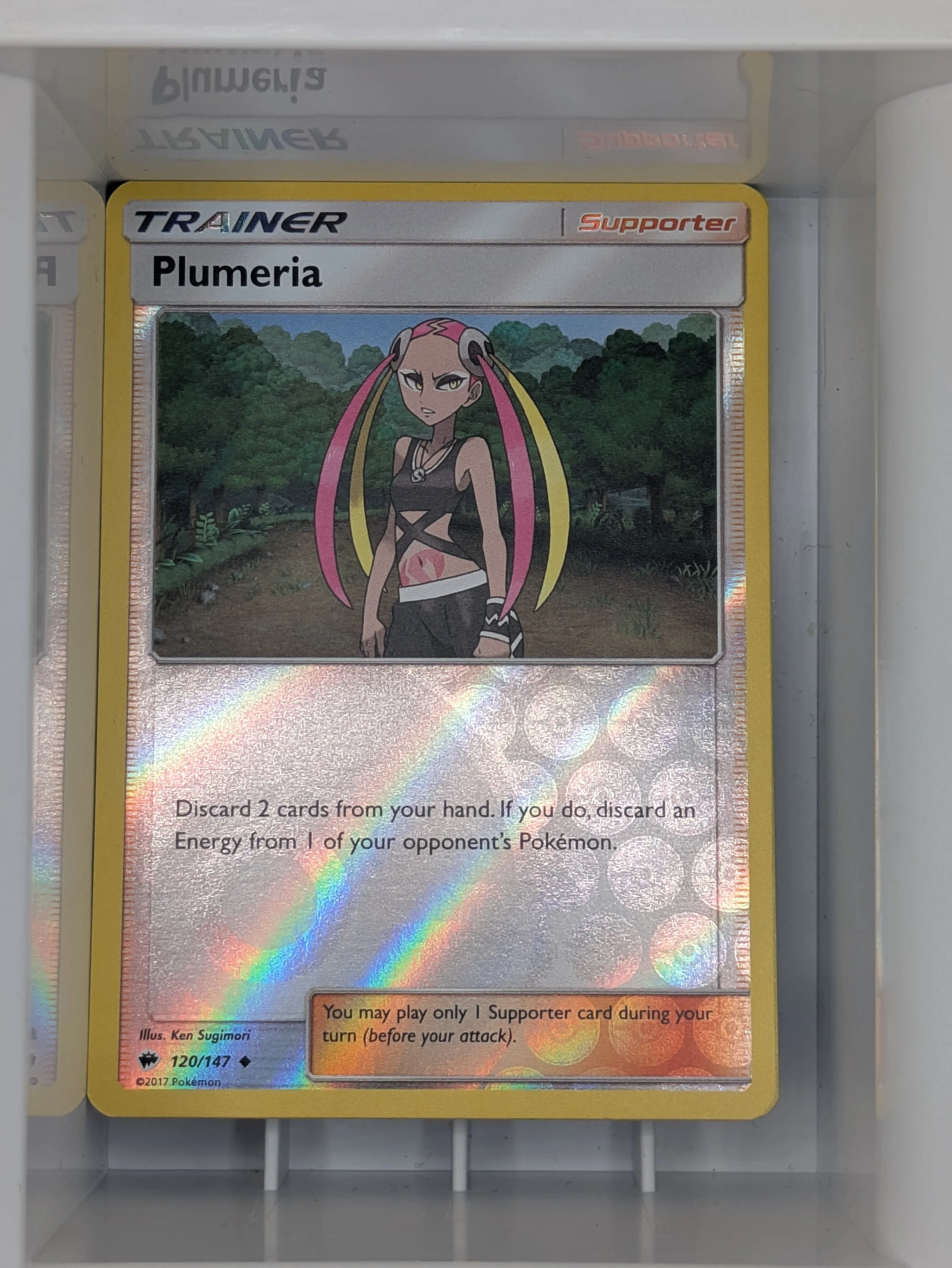 Plumeria 120/147 Reverse Holo Light Played