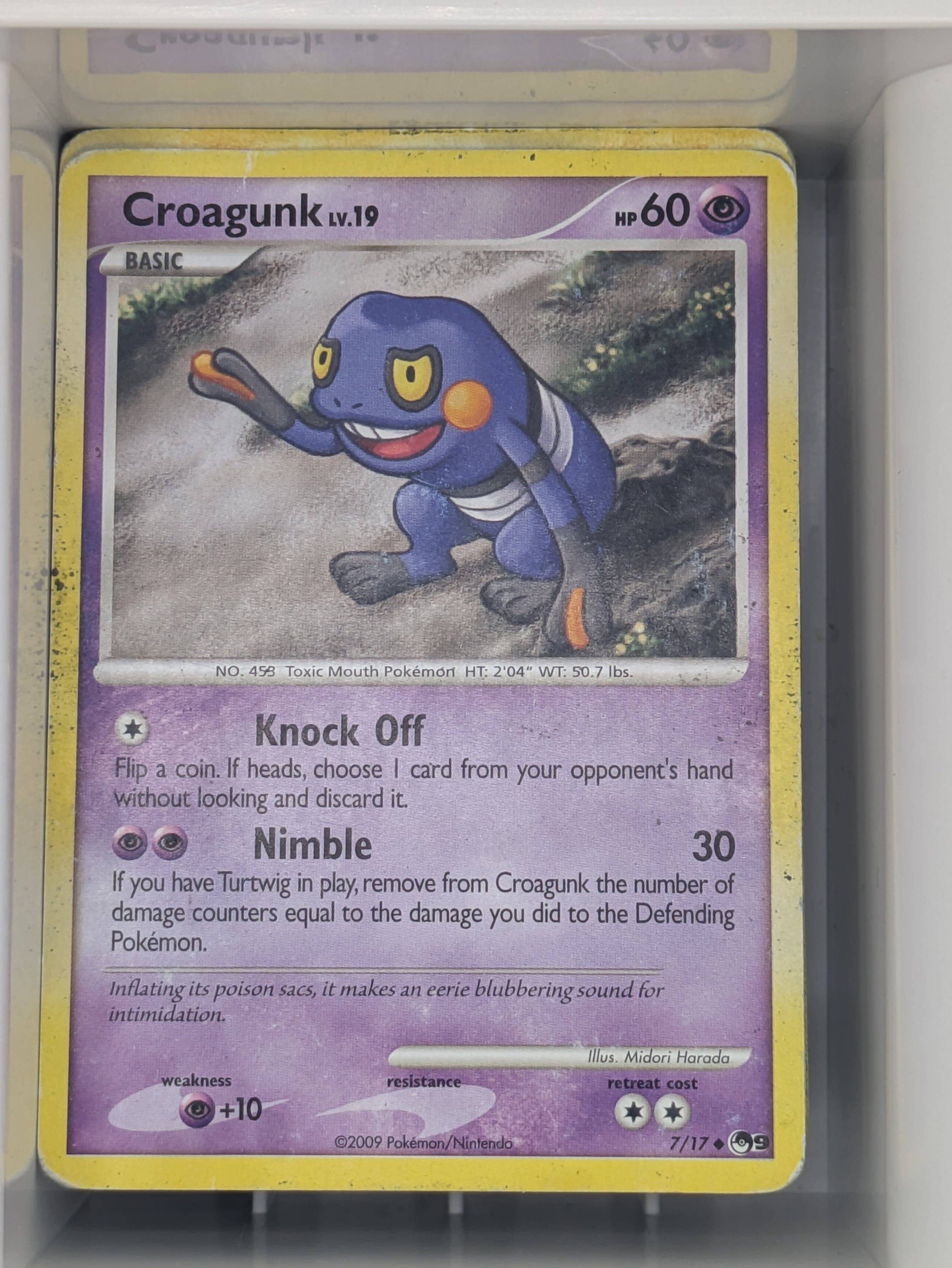 POP Series 9 - Croagunk 7/17 Heavy Played