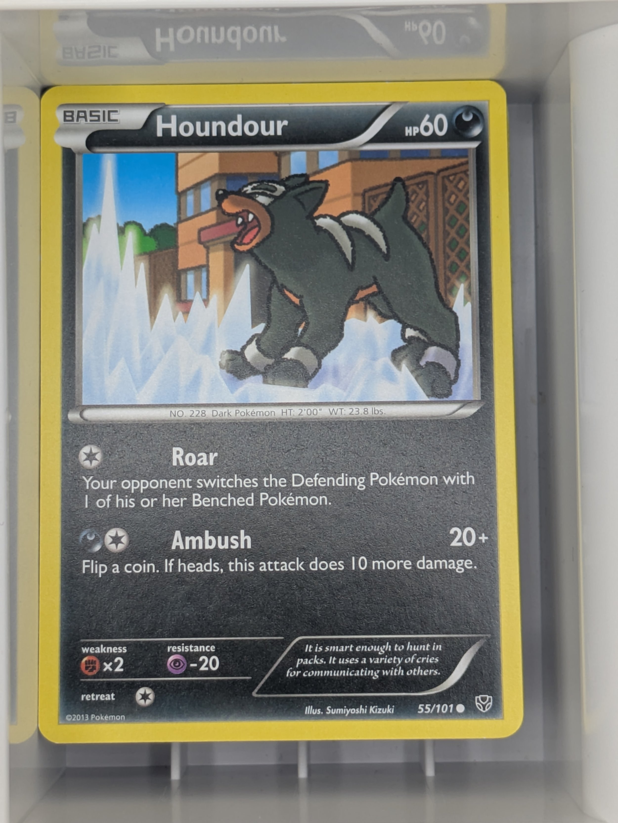 Plasma Blast - Houndour 55/101 Light Played