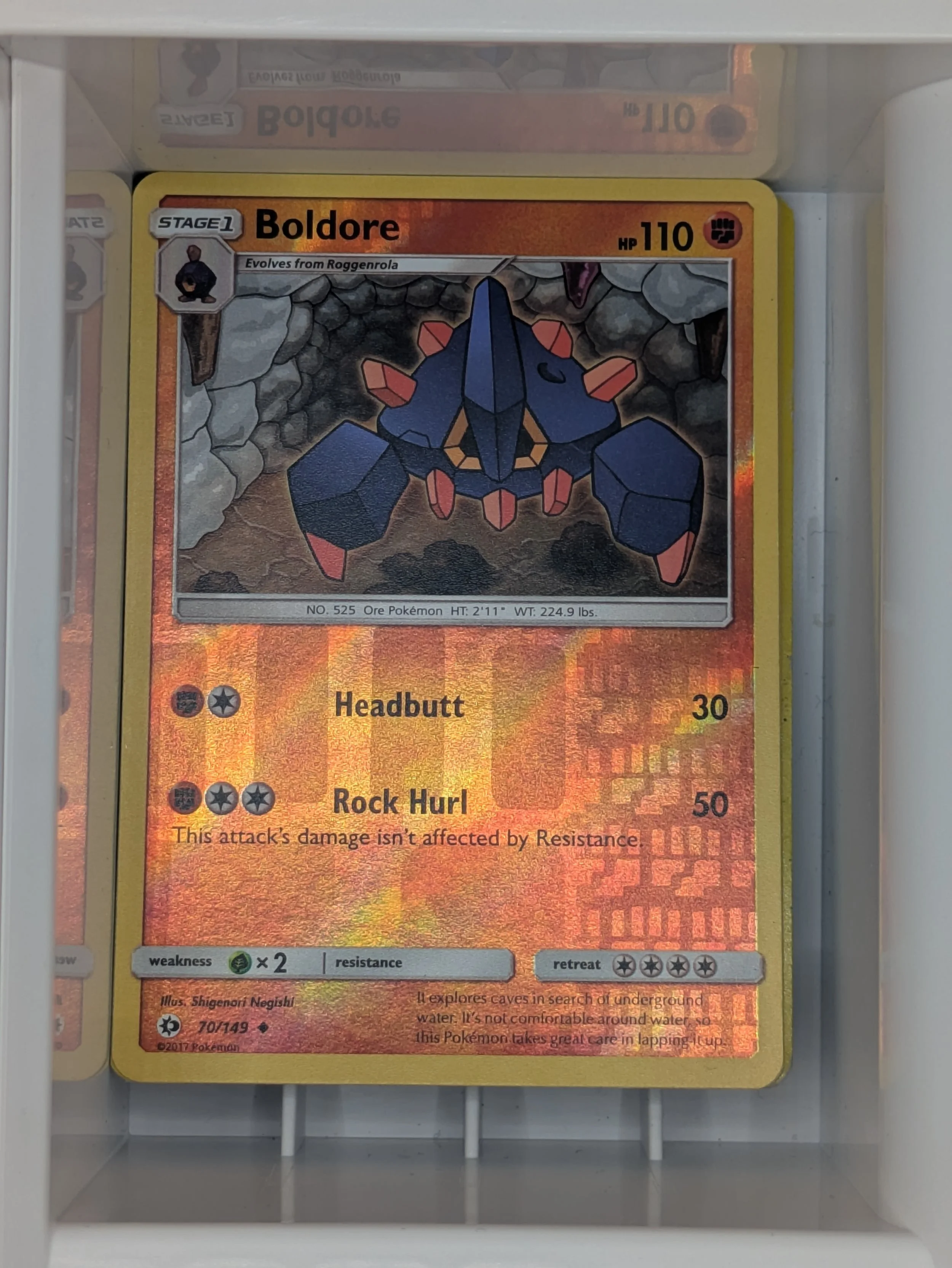Boldore 70/149 Reverse Holo Light Played