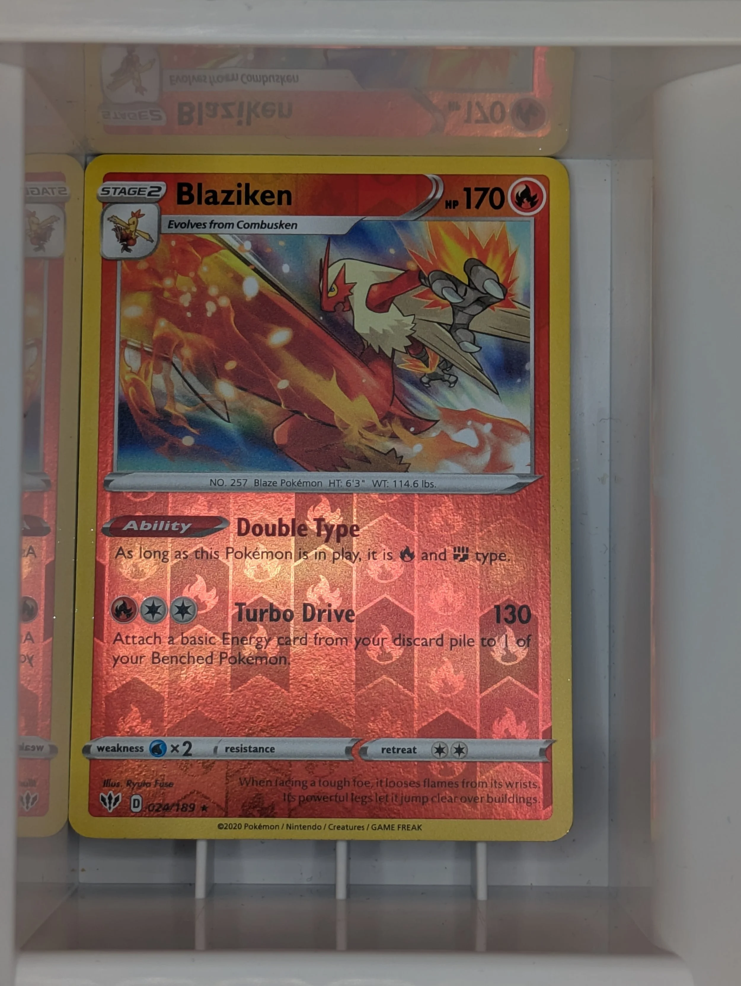 Blaziken 24/189 Reverse Holo Light Played