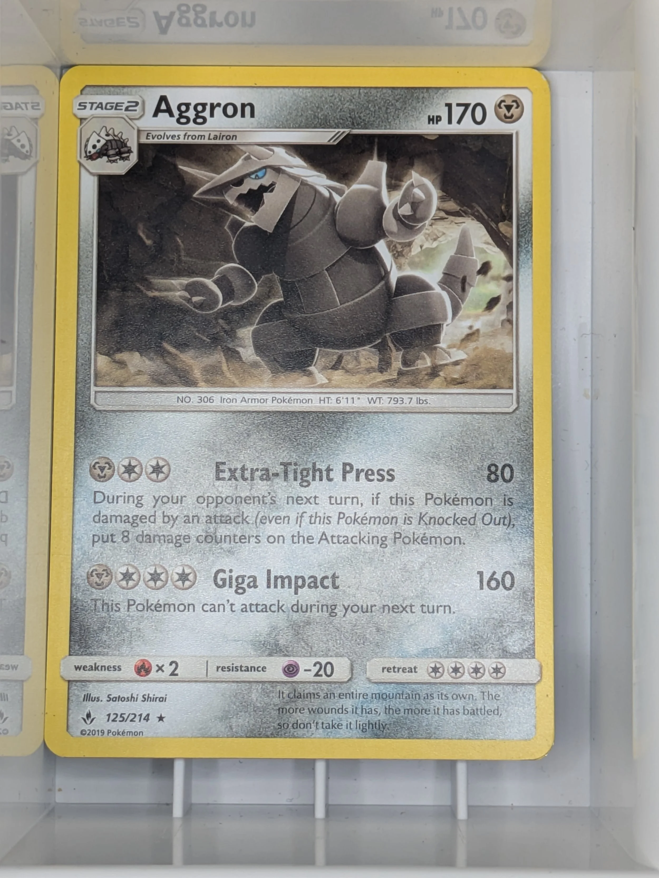 Aggron 125/214 Light Played