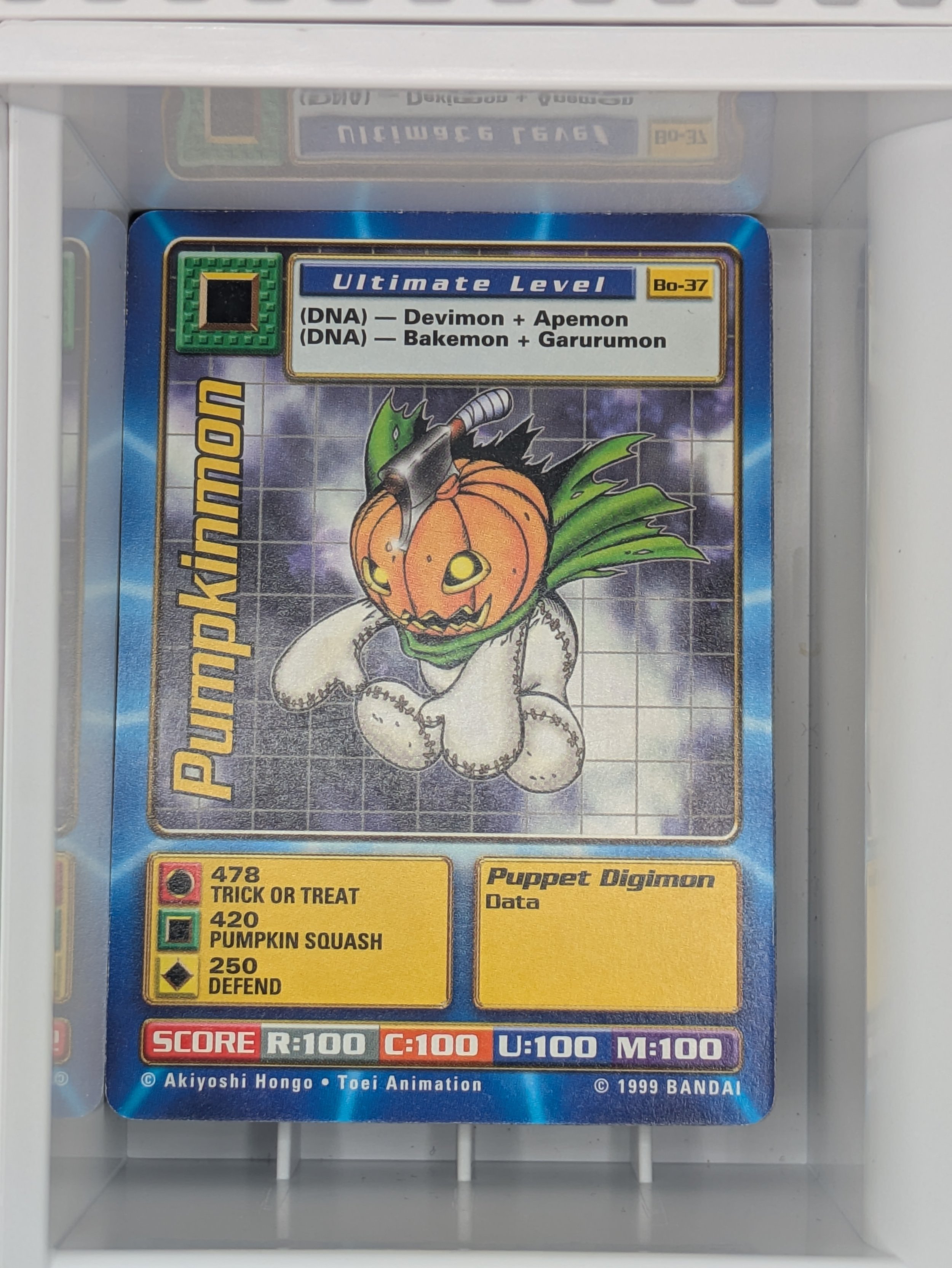 Pumpkinmon Bo-37 Light Played