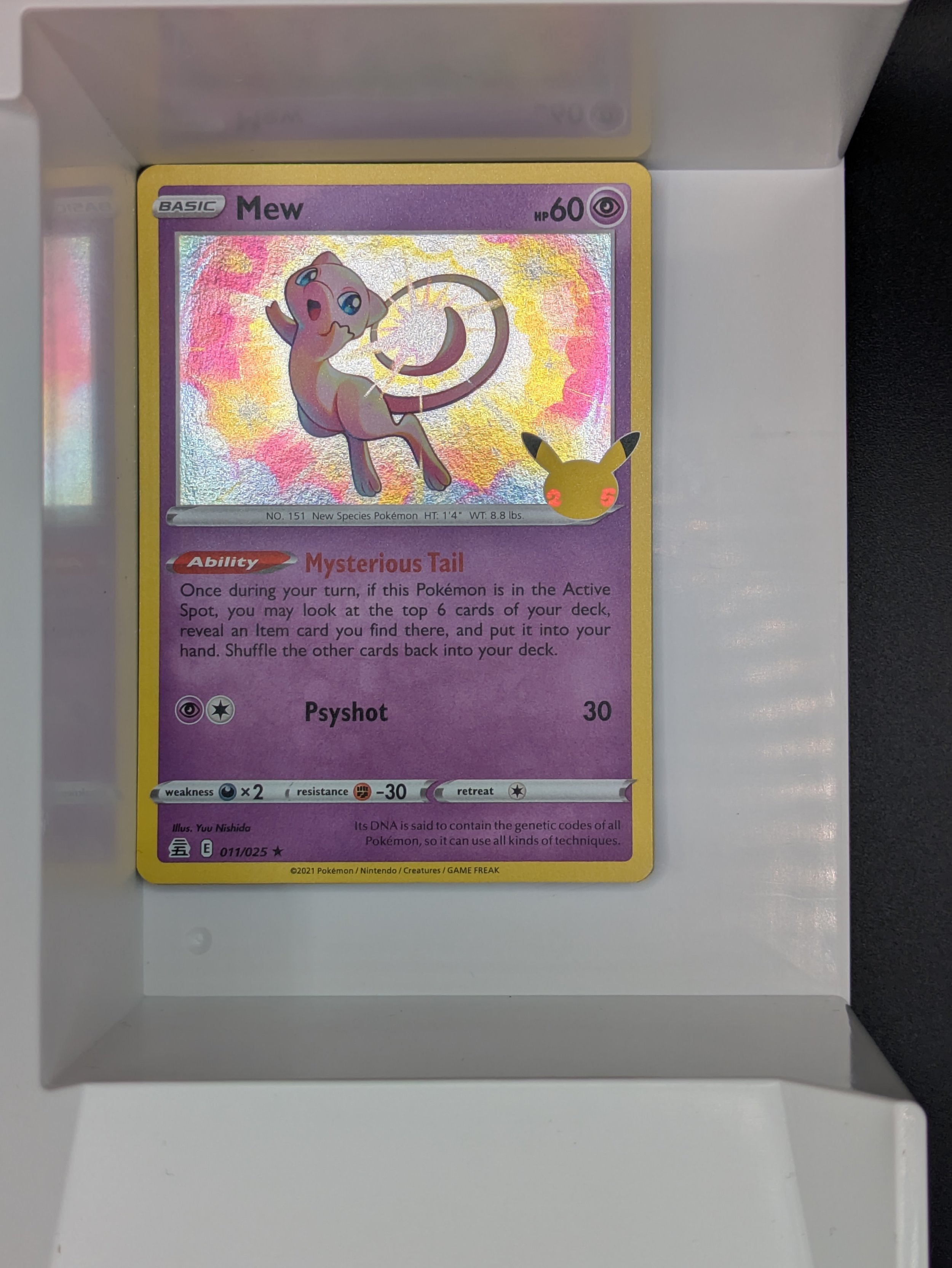 Mew 11/25 Holo Light Played