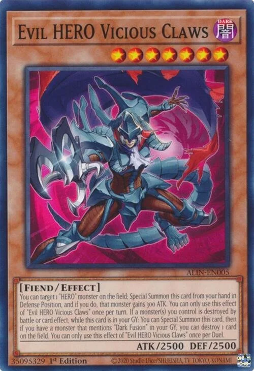 Evil HERO Vicious Claws EN005