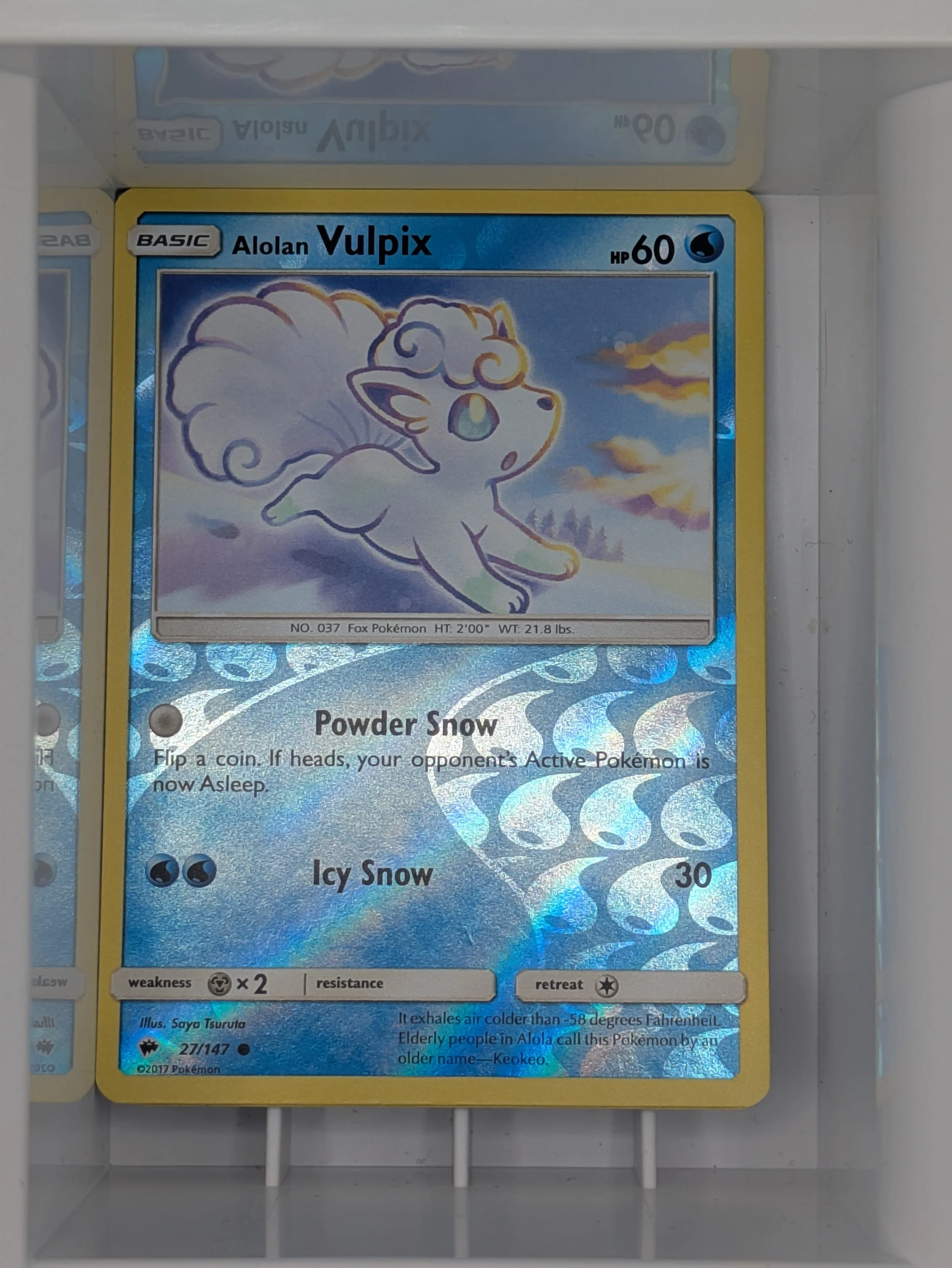 Alolan Vulpix 27/147 Reverse Holo Light Played