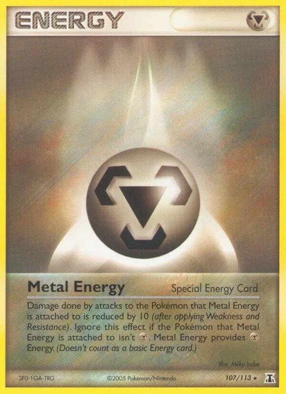 Delta Species - Metal Energy (Special Energy Card) 107/113 Non Holo (Light Played)