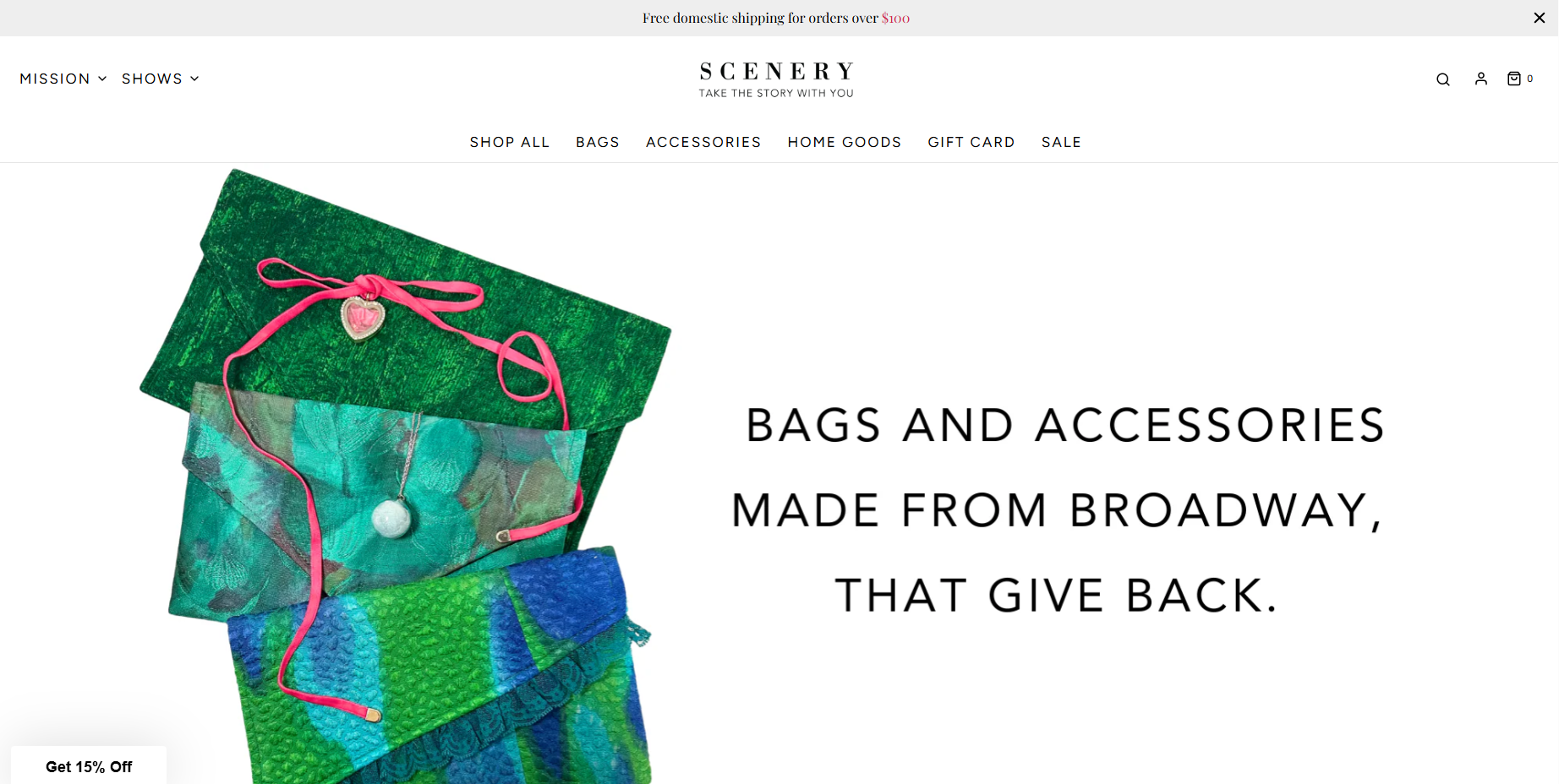 Scenery Bags