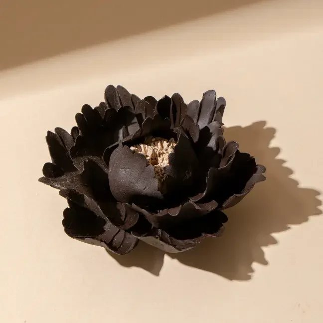 Handmade Ceramic Flower Incense Holder
