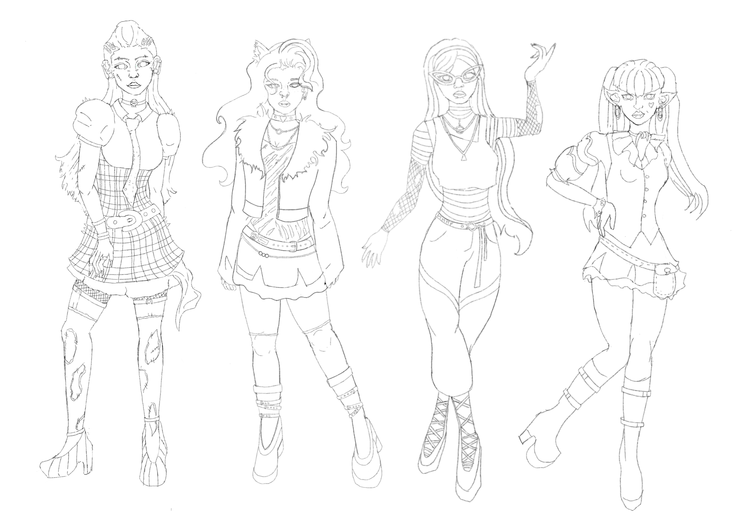 monster high gals