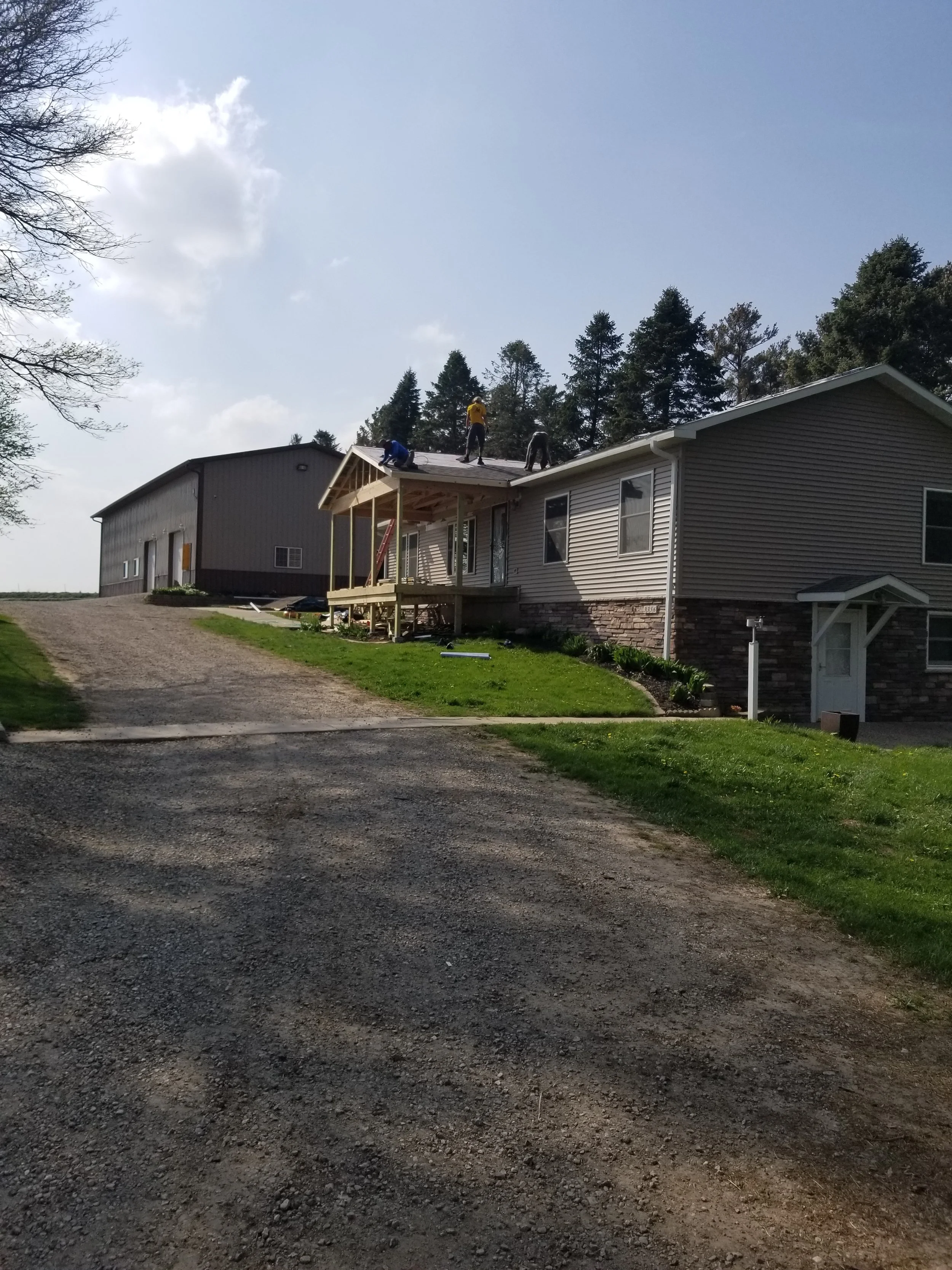 Front porch addition