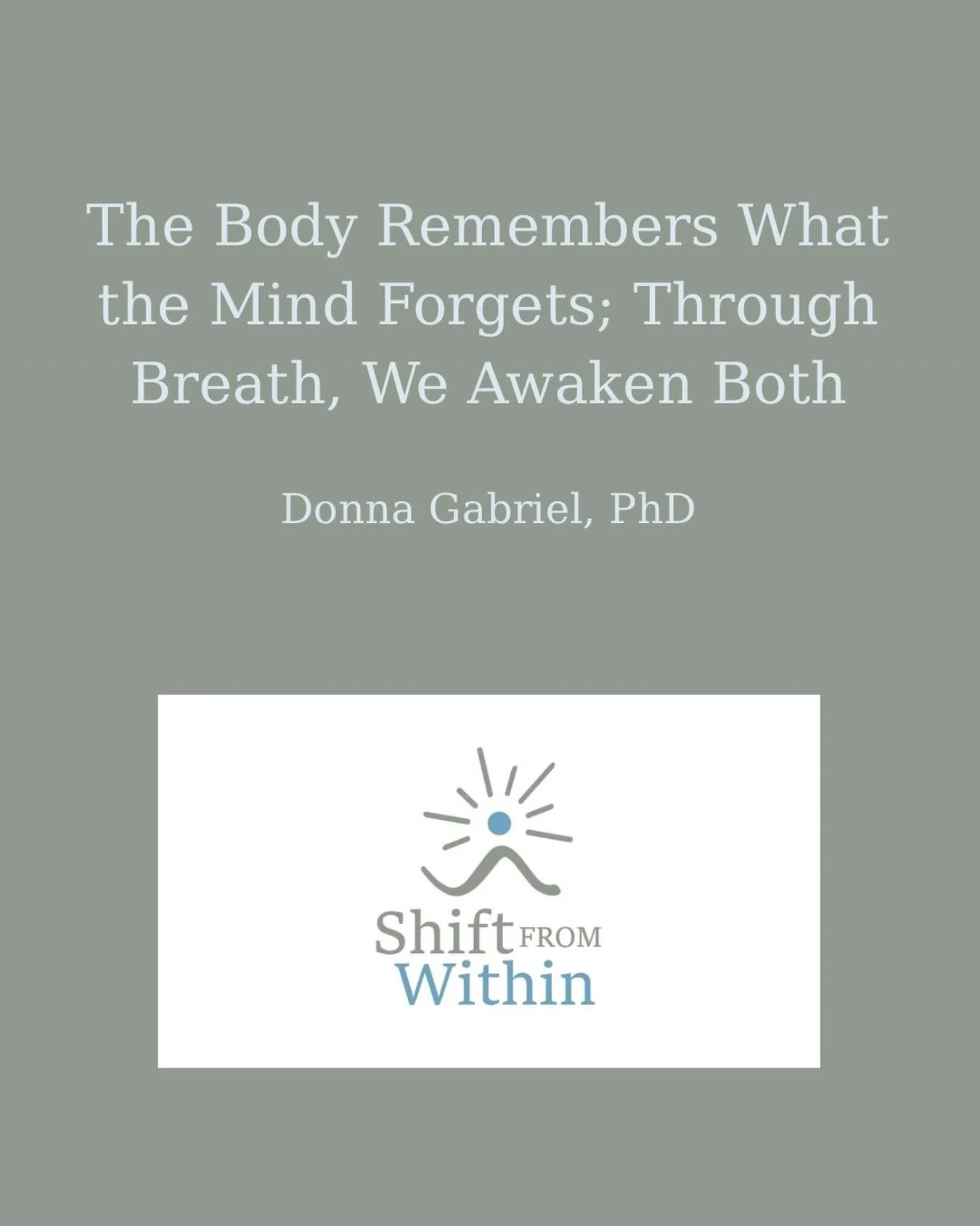 True healing doesn&rsquo;t happen only in the mind. You must release what is stored in the body.