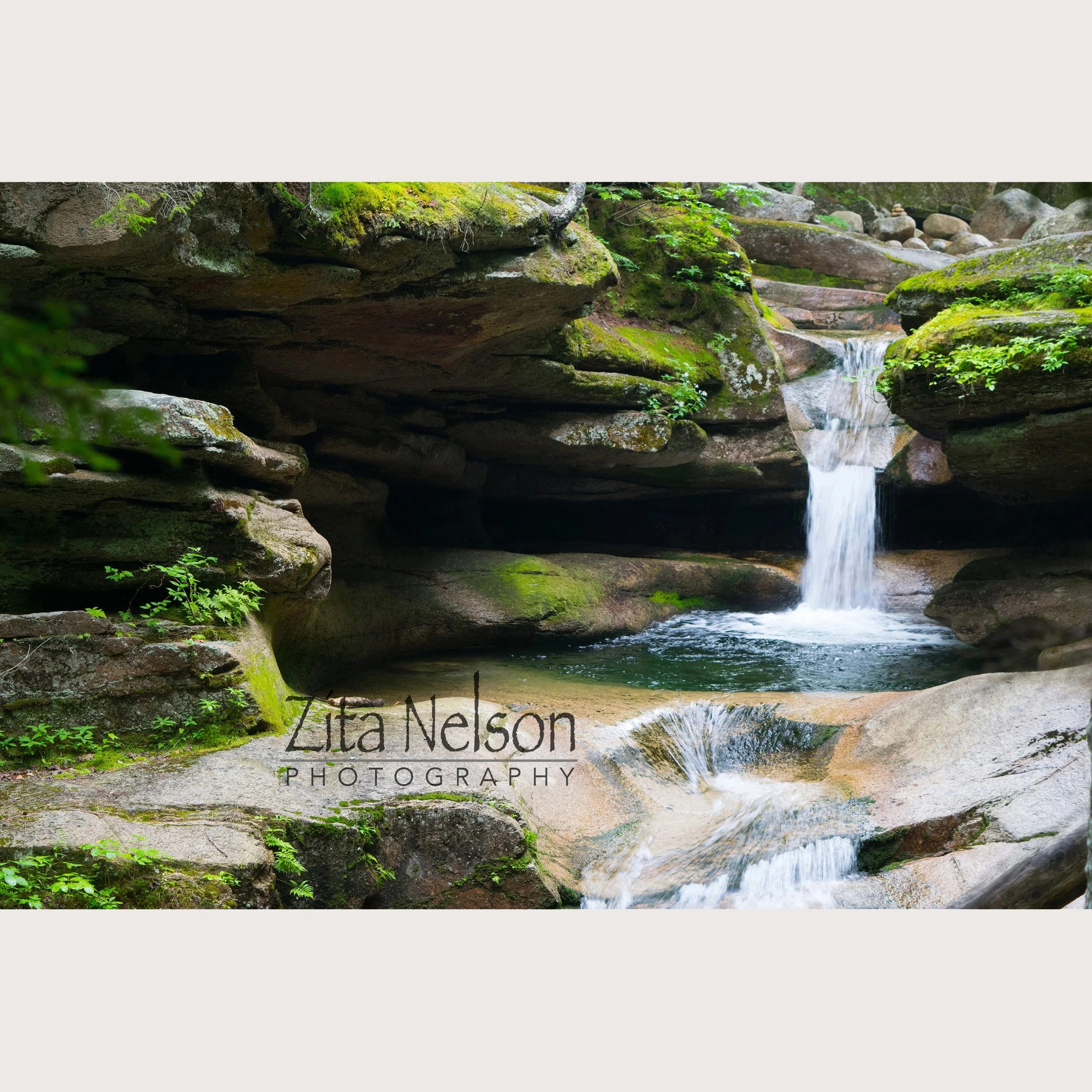 Photograph of NH waterfall