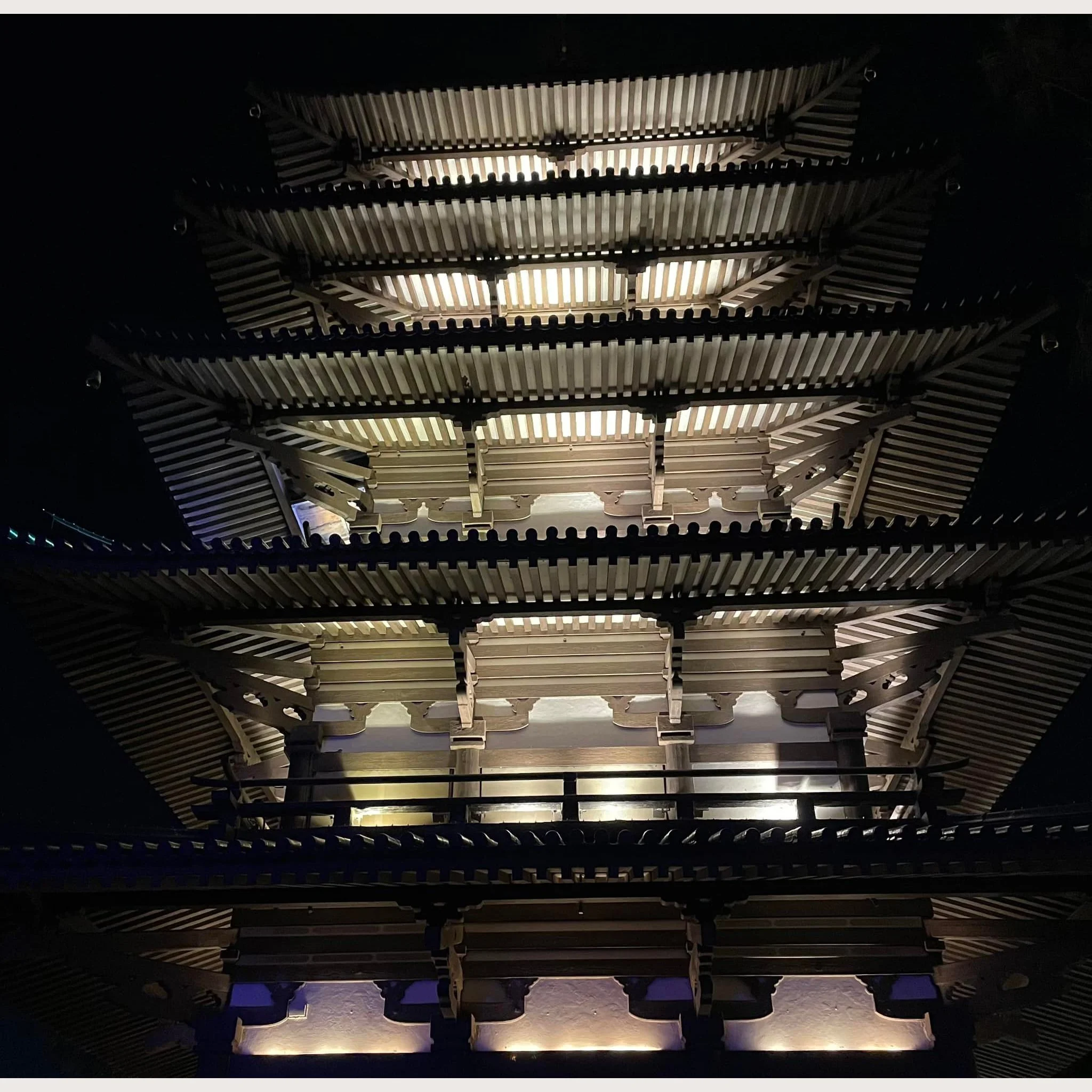 Abstract photo of building at Disney World