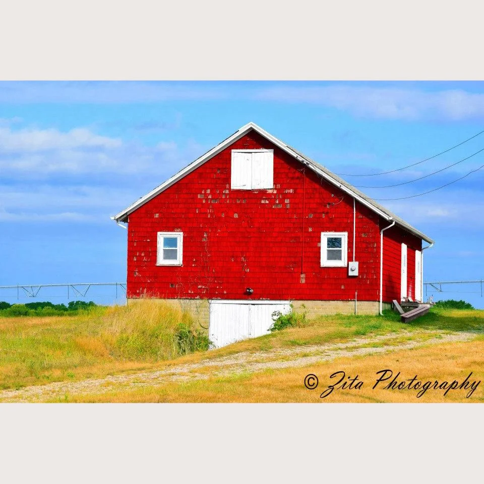 Red Farm House Photograph