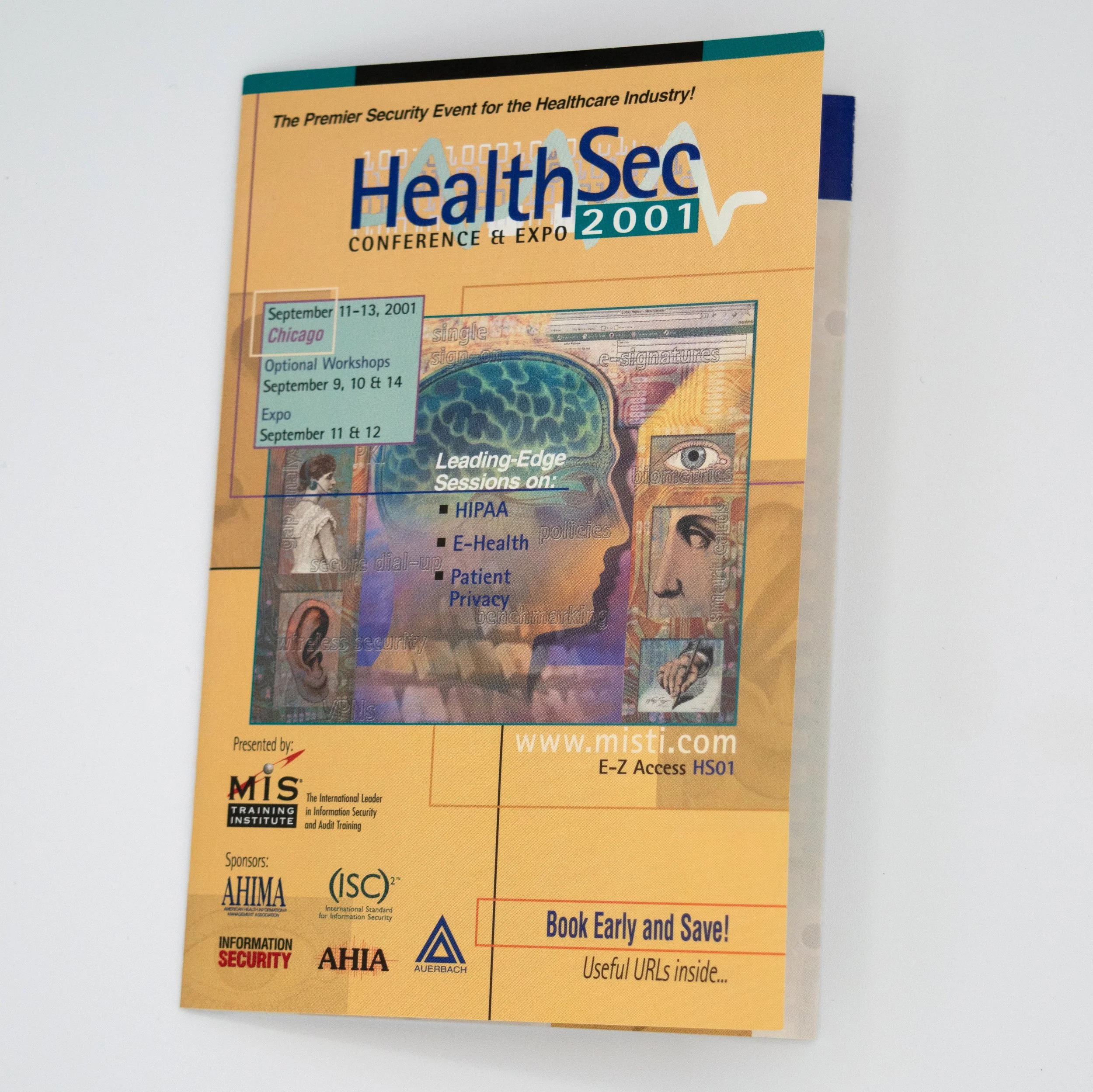 HealthSec Conference Direct Mail Piece