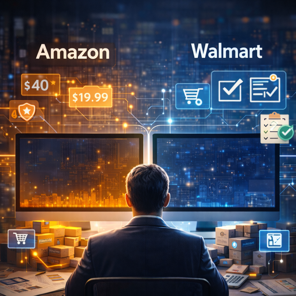 Amazon vs Walmart Marketplace: Key Differences Brands Must Understand in 2026