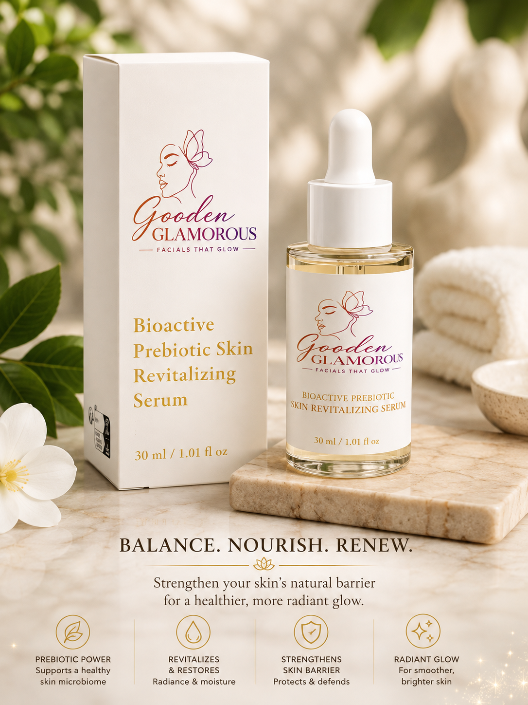 Bioactive Prebiotic Skin Revitalizing Serum