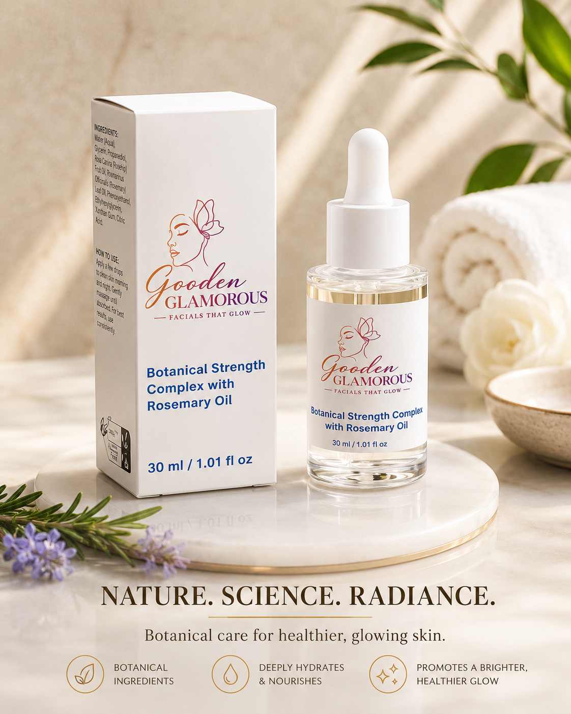 Botanical Rosemary Hair & Scalp Renewal Oil