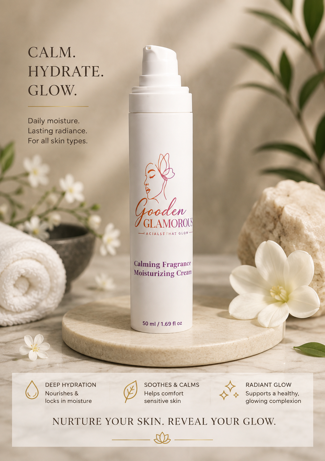 Calming Fragrance-Free Moisturizing Cream