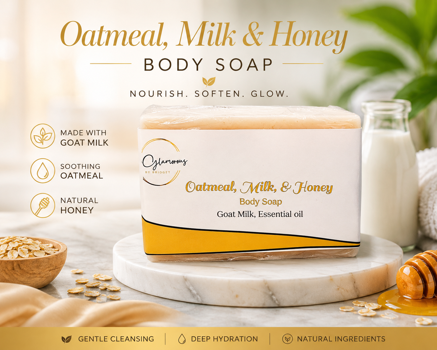 Oatmeal Milk & Honey Body Soap