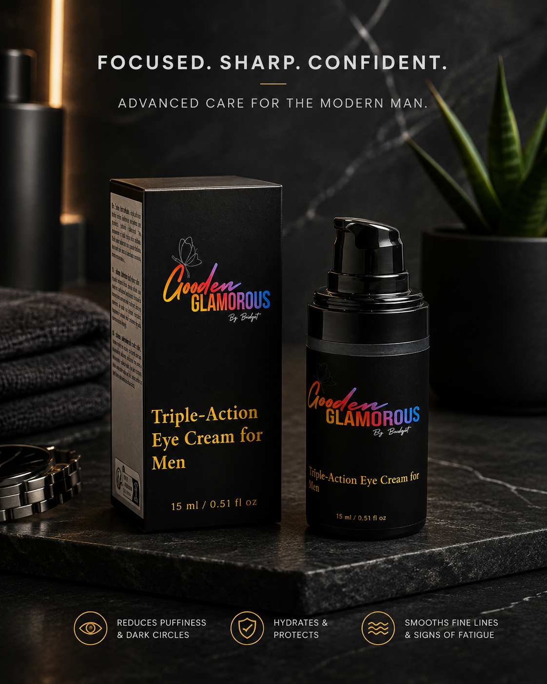 Triple-Action Eye Cream For Men
