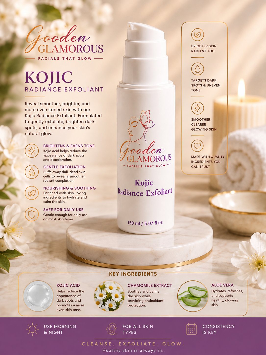 Kojic Radiance Exfoliator