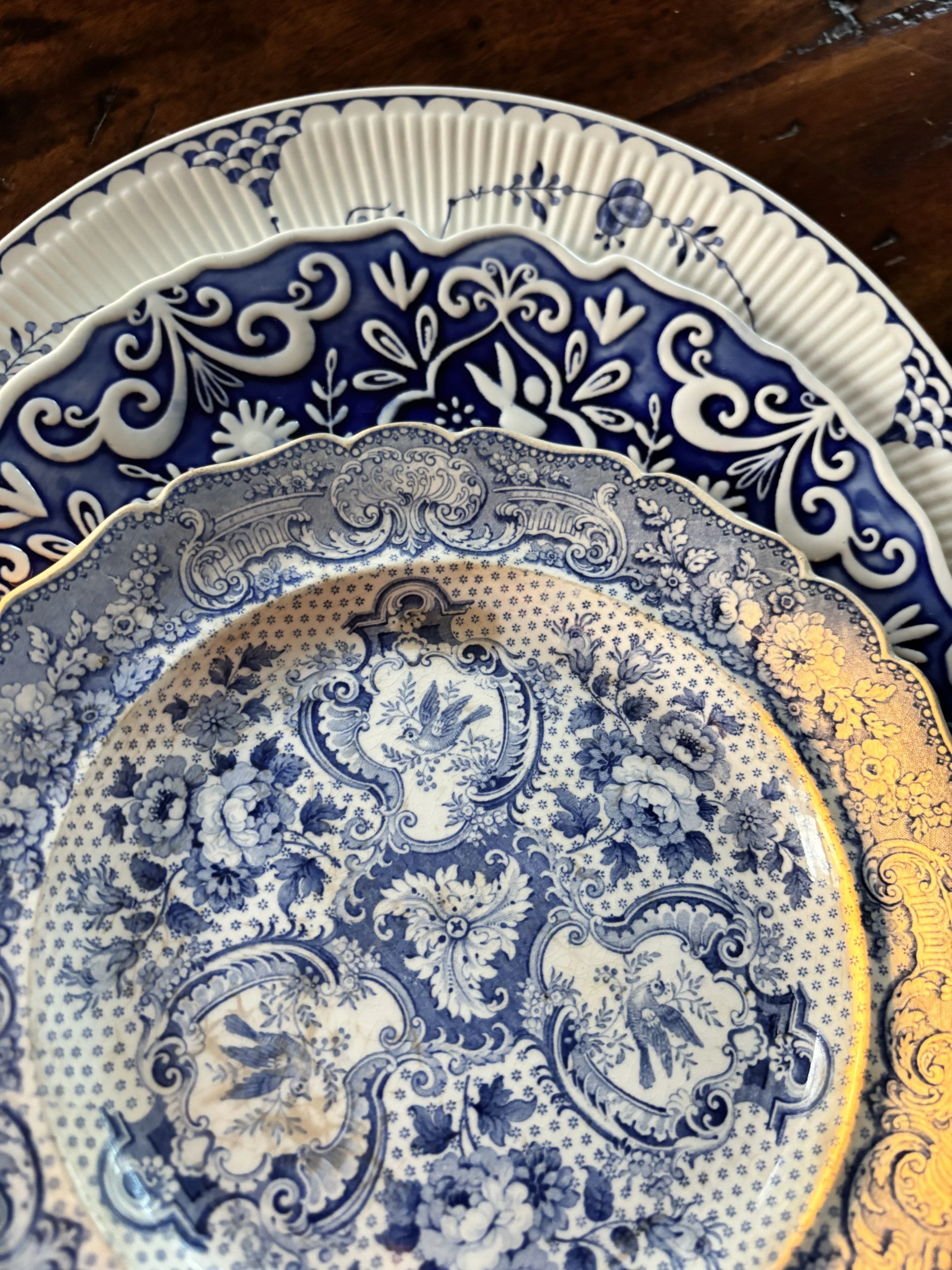 The beauty of blue and white