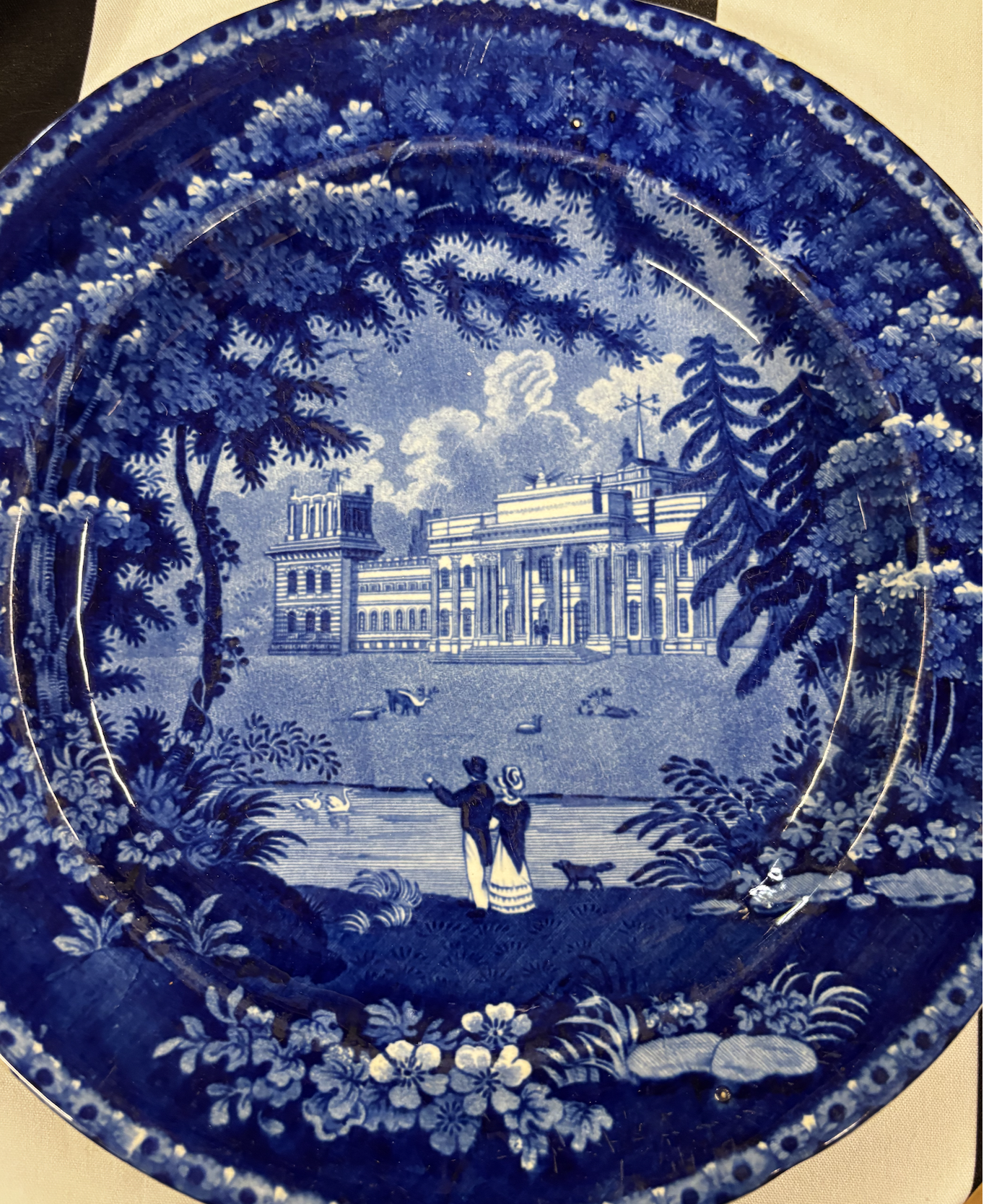 Blenheim Transferware Plate