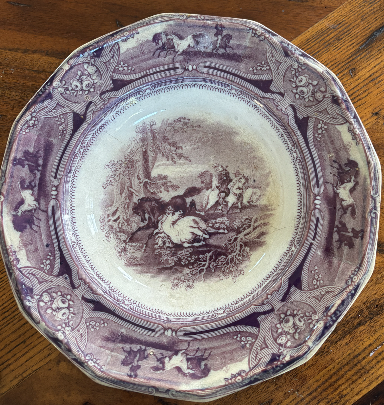 Shaw's 'Peruvian Horse Hunt' Bowl
