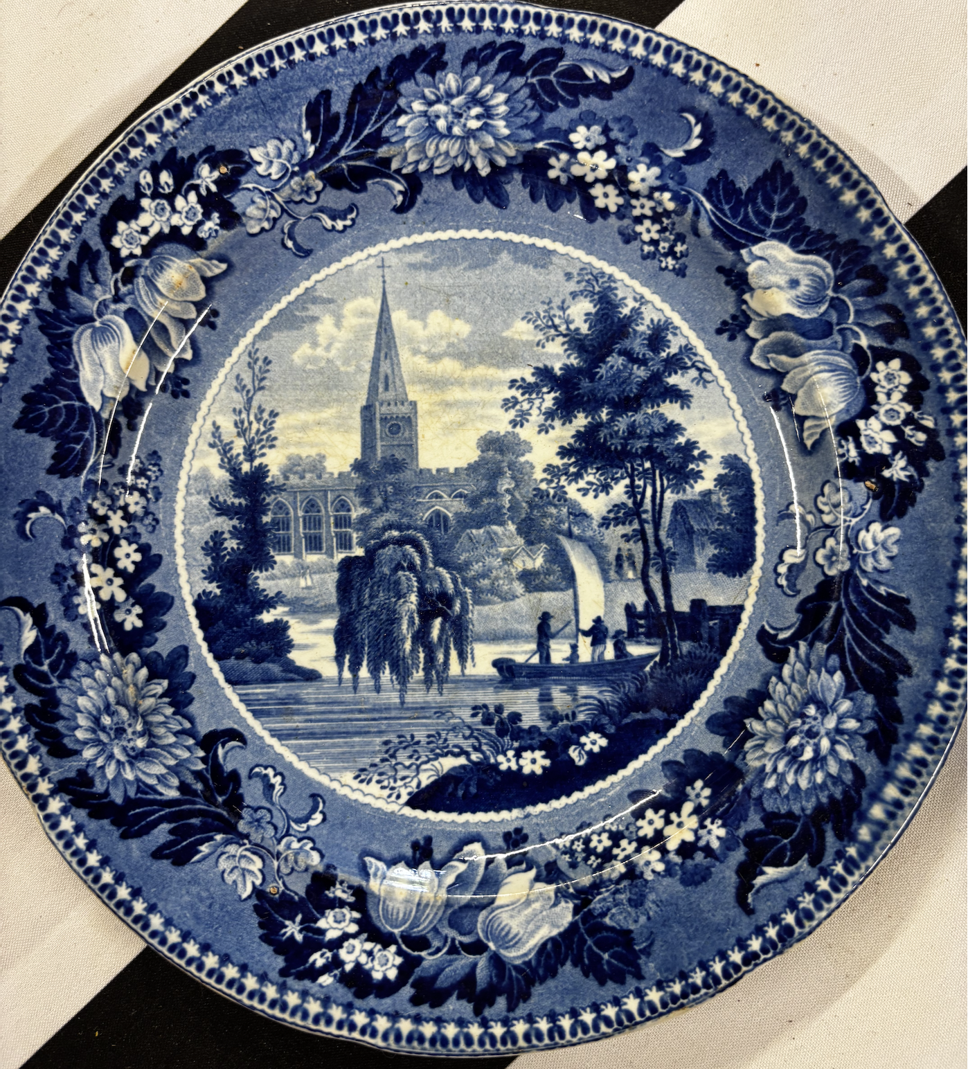 Clews 'Stratford on Avon' Transferware Plate