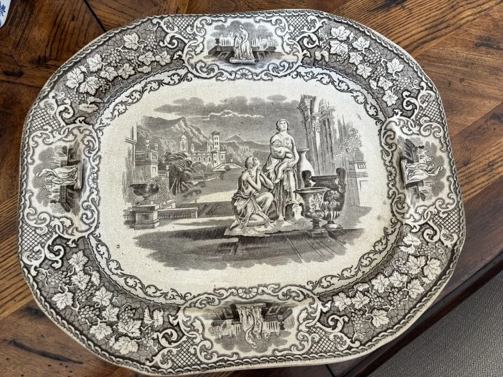 Methven Brown Transferware Platter