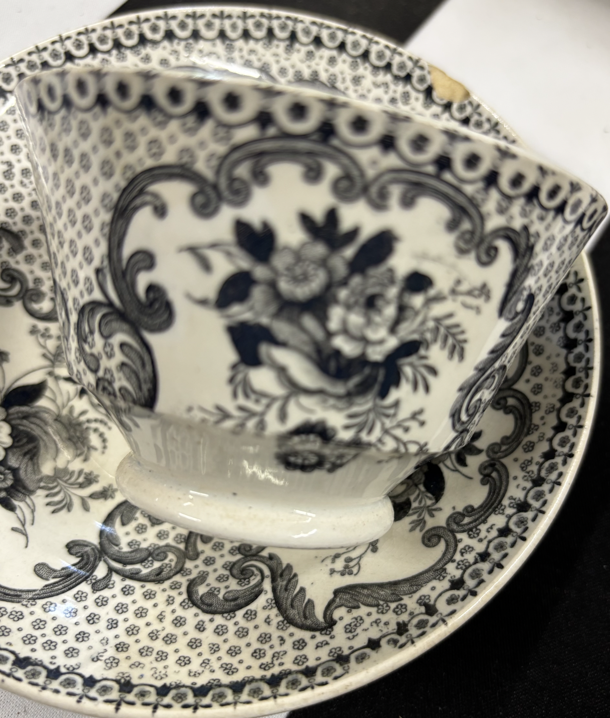Clews 'Ornamental Group' Pheasant Cup and Saucer