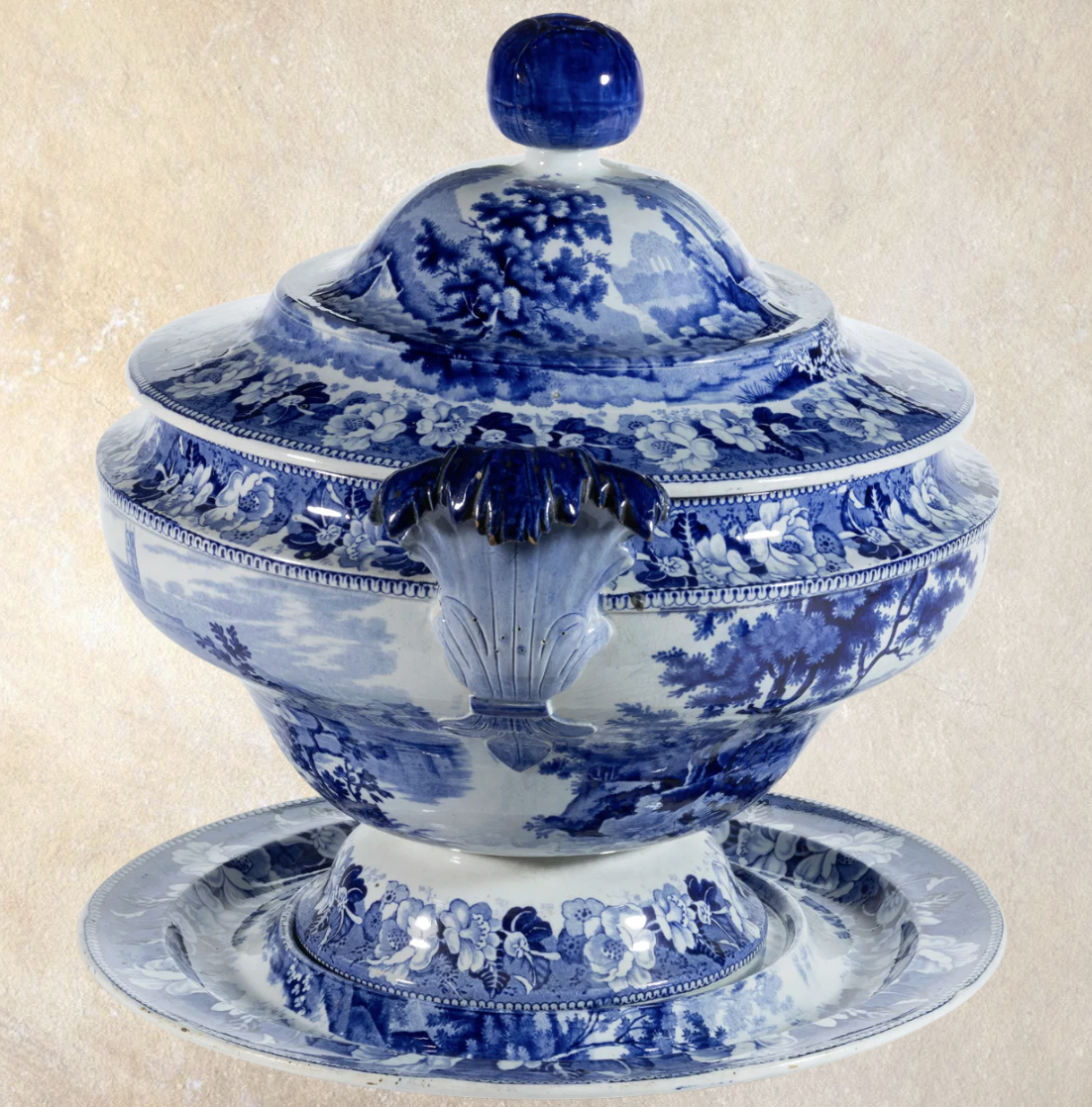 Rogers 'British Views' Tureen